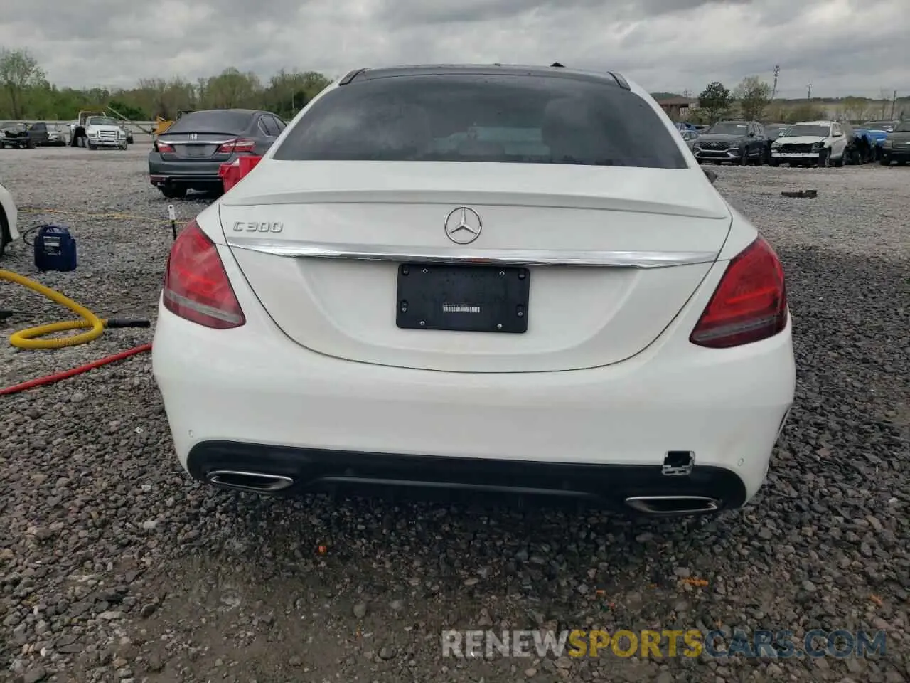 6 fotografías del automóvil dañado W1KWF8DB7LR591162 MERCEDES-BENZ C-CLASS 2020