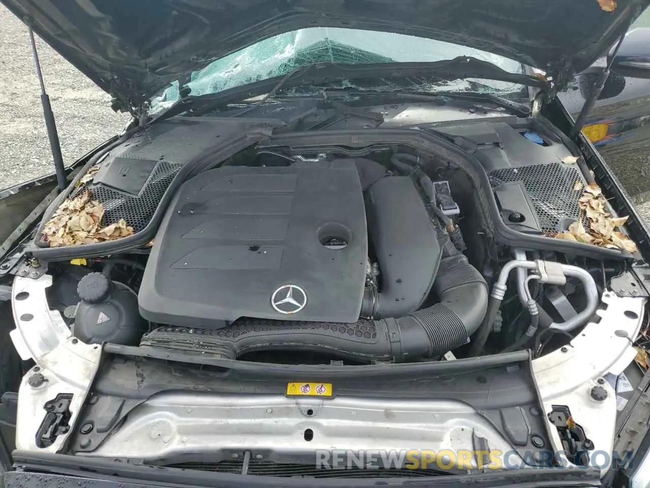 12 fotografías del automóvil dañado W1KWF8DB7LR599584 MERCEDES-BENZ C-CLASS 2020