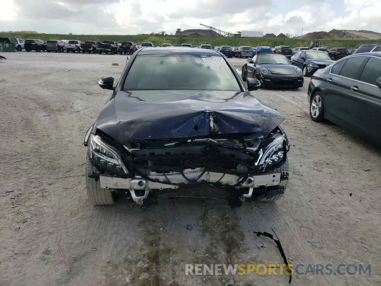 9 fotografías del automóvil dañado W1KWF8DBXLR584786 MERCEDES-BENZ C-CLASS 2020