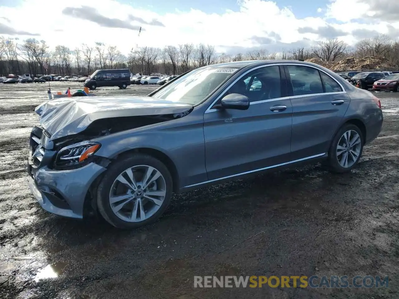 1 fotografías del automóvil dañado W1KWF8EB0LR572449 MERCEDES-BENZ C-CLASS 2020