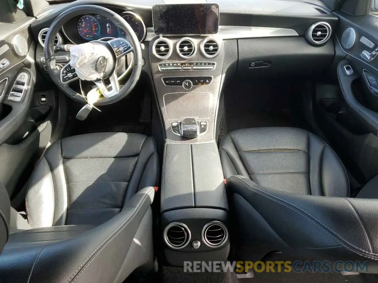 8 fotografías del automóvil dañado W1KWF8EB0LR572449 MERCEDES-BENZ C-CLASS 2020
