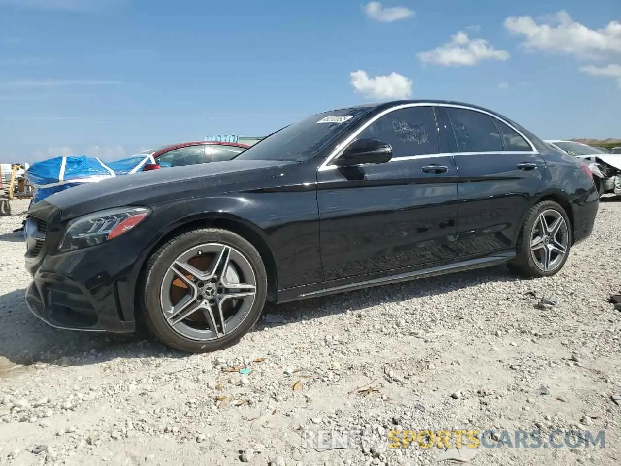 1 fotografías del automóvil dañado W1KWF8EB4LR580098 MERCEDES-BENZ C-CLASS 2020