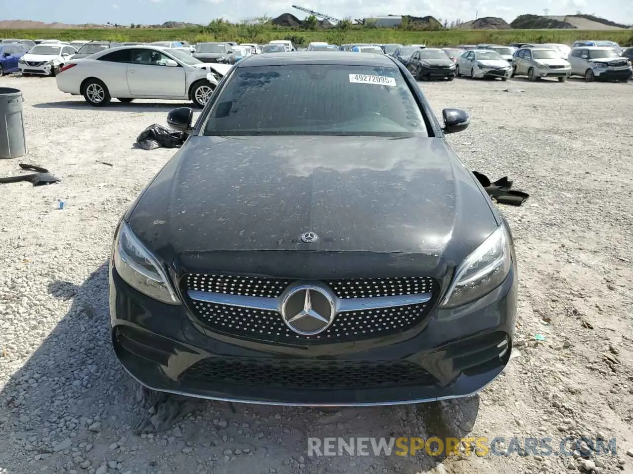 5 fotografías del automóvil dañado W1KWF8EB4LR580098 MERCEDES-BENZ C-CLASS 2020