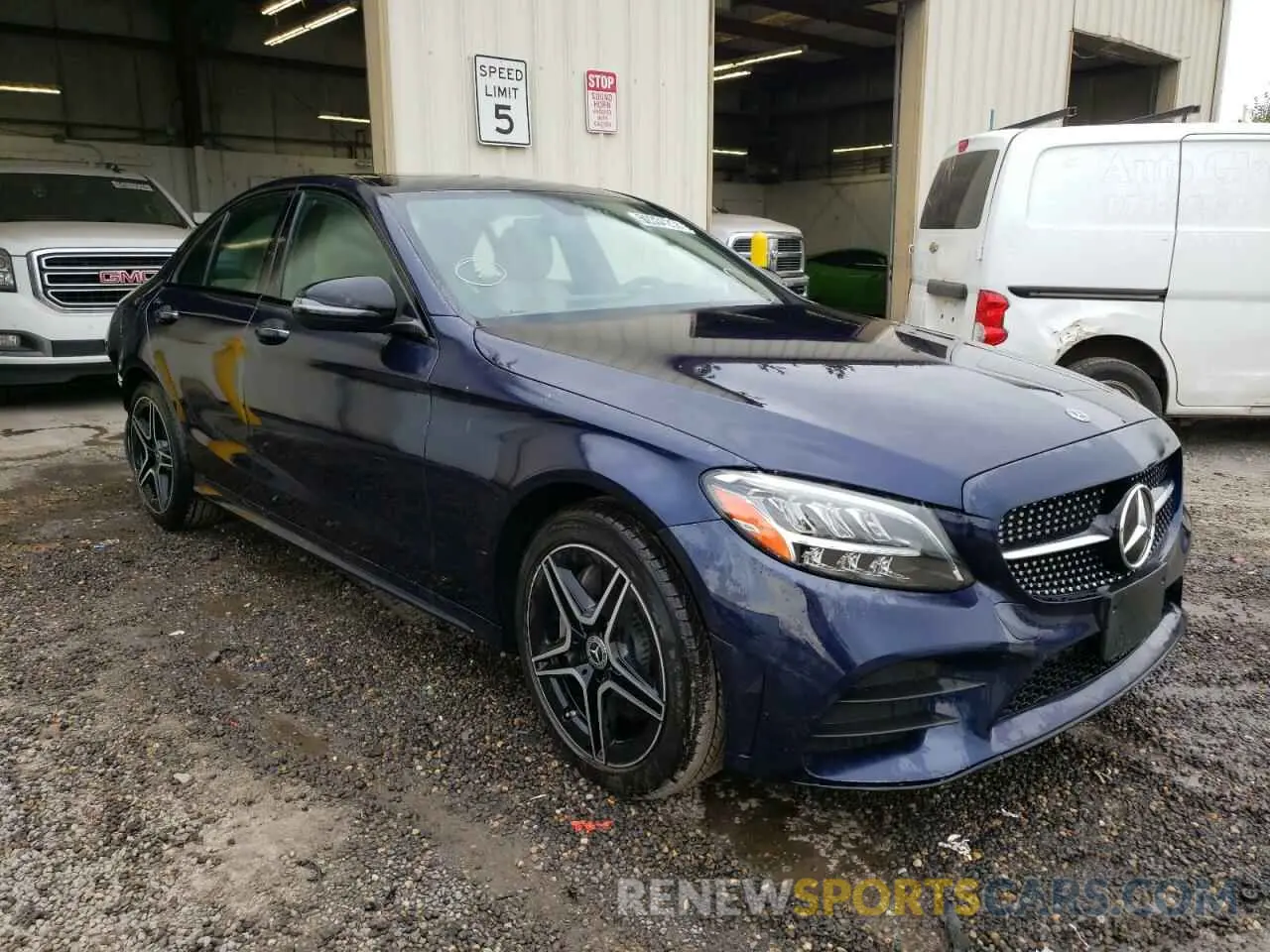 1 fotografías del automóvil dañado W1KWF8EB5LR595497 MERCEDES-BENZ C-CLASS 2020