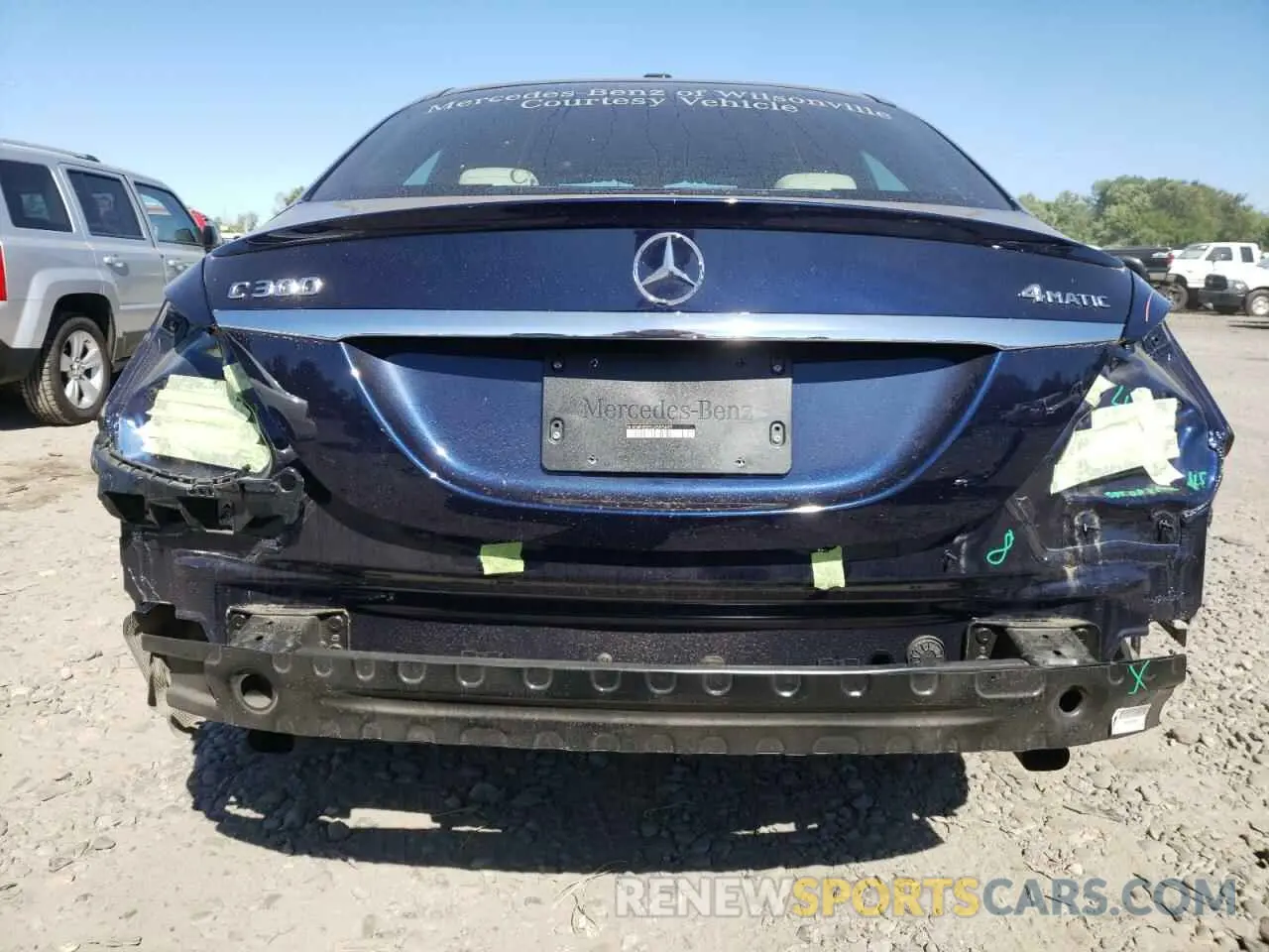 9 fotografías del automóvil dañado W1KWF8EB5LR595497 MERCEDES-BENZ C-CLASS 2020