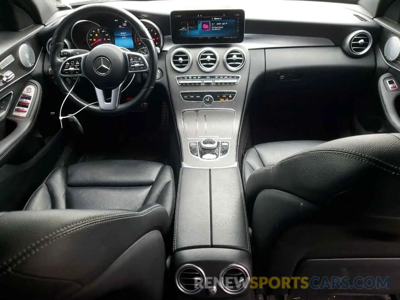 8 fotografías del automóvil dañado W1KWF8EB6LR584086 MERCEDES-BENZ C-CLASS 2020