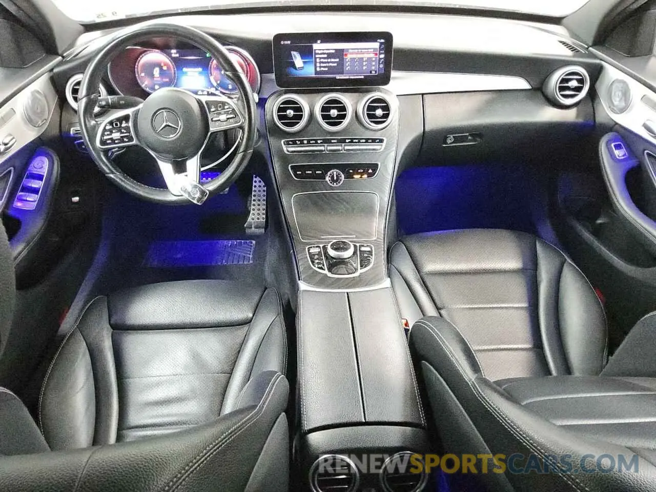 8 fotografías del automóvil dañado W1KWF8EB6LR597226 MERCEDES-BENZ C-CLASS 2020