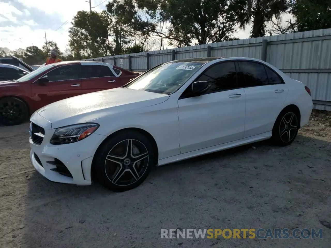 1 fotografías del automóvil dañado W1KWF8EB9LR594322 MERCEDES-BENZ C-CLASS 2020