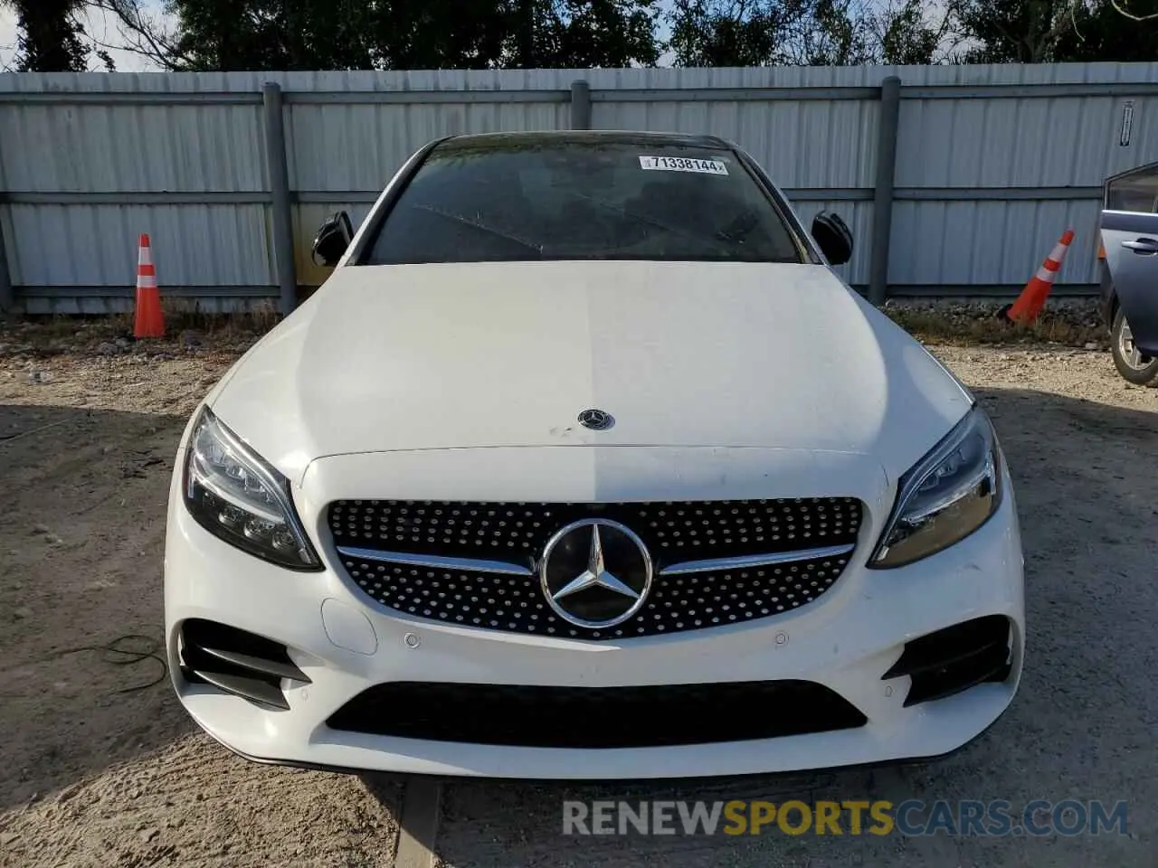 5 fotografías del automóvil dañado W1KWF8EB9LR594322 MERCEDES-BENZ C-CLASS 2020