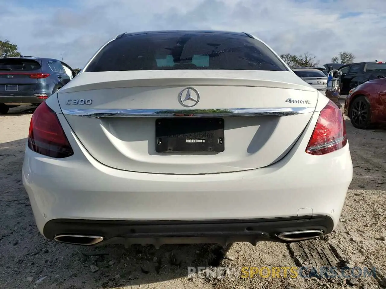 6 fotografías del automóvil dañado W1KWF8EB9LR594322 MERCEDES-BENZ C-CLASS 2020