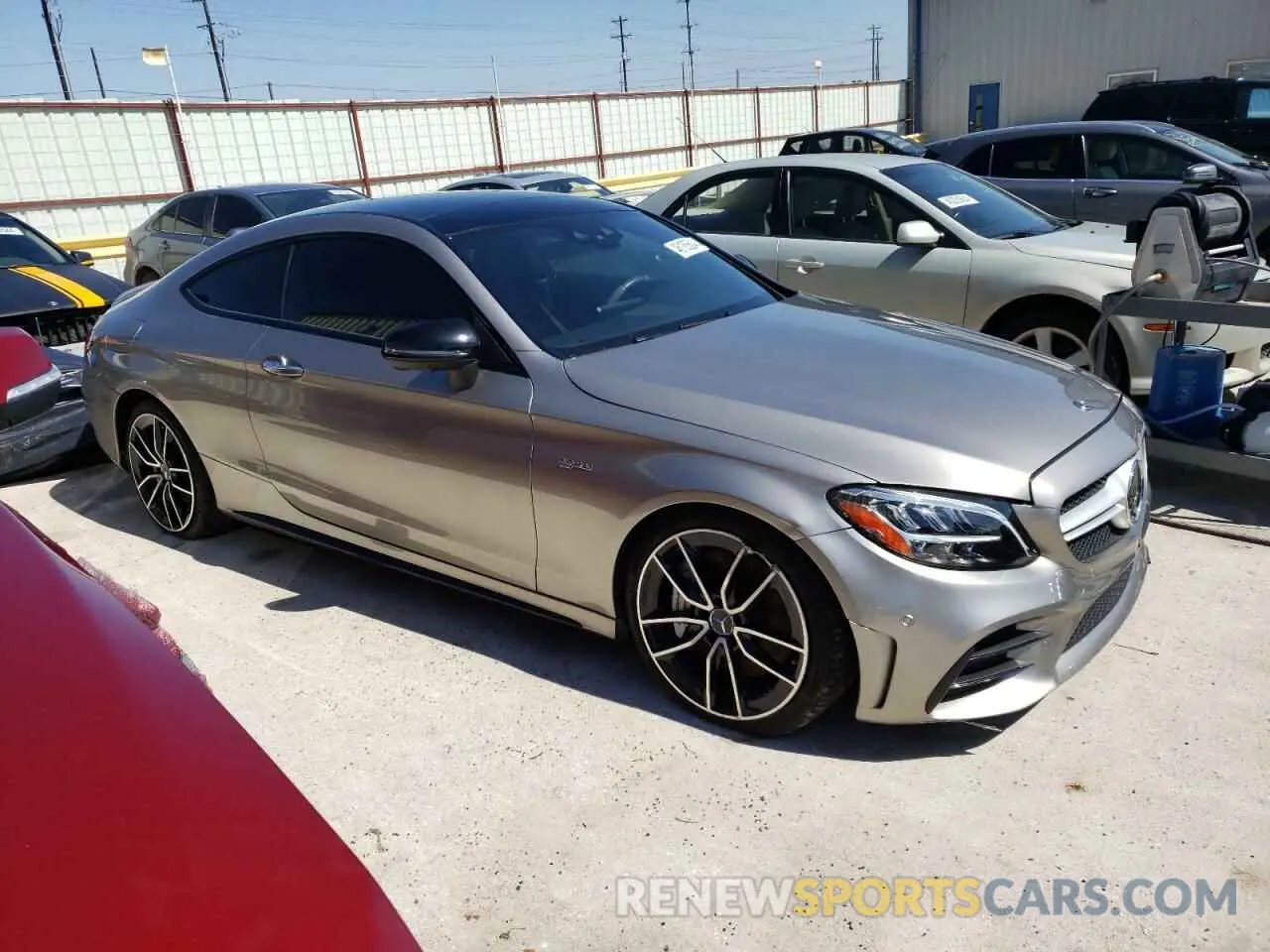 4 fotografías del automóvil dañado W1KWJ6EB7LF991418 MERCEDES-BENZ C-CLASS 2020