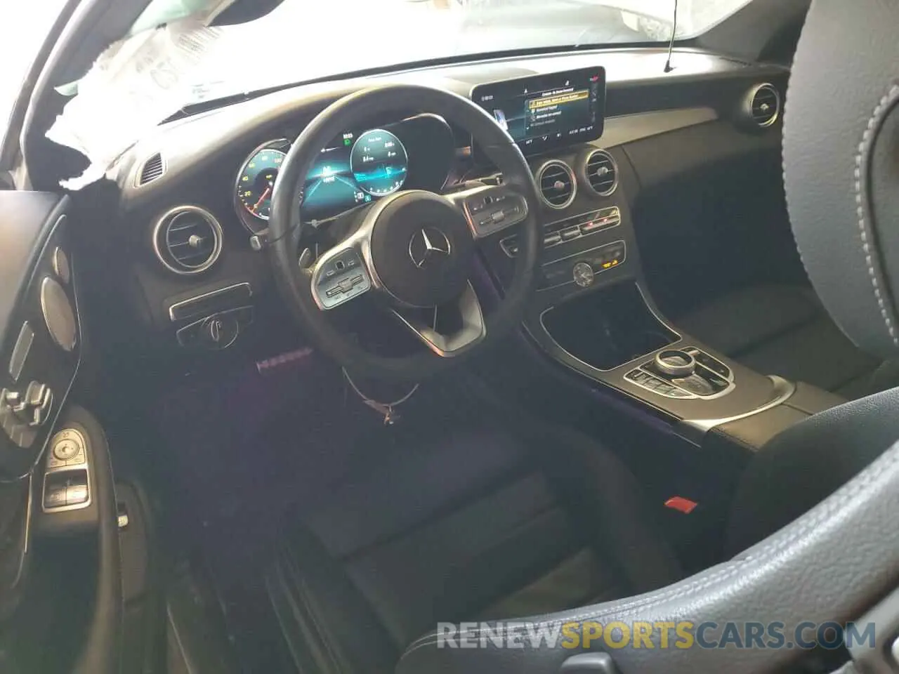 8 fotografías del automóvil dañado W1KWJ8DB2LF985202 MERCEDES-BENZ C-CLASS 2020