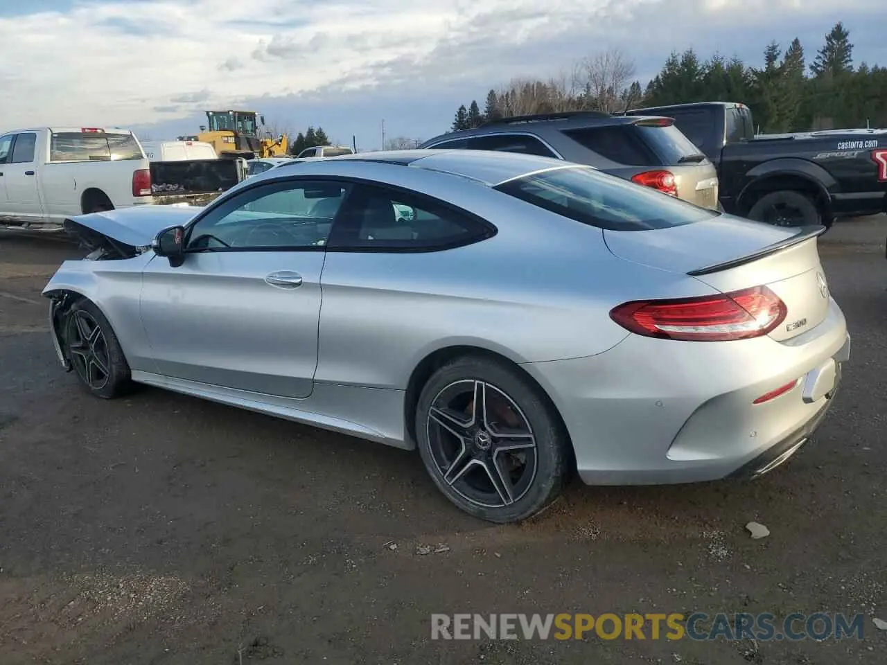 2 fotografías del automóvil dañado W1KWJ8EB6LG008802 MERCEDES-BENZ C-CLASS 2020