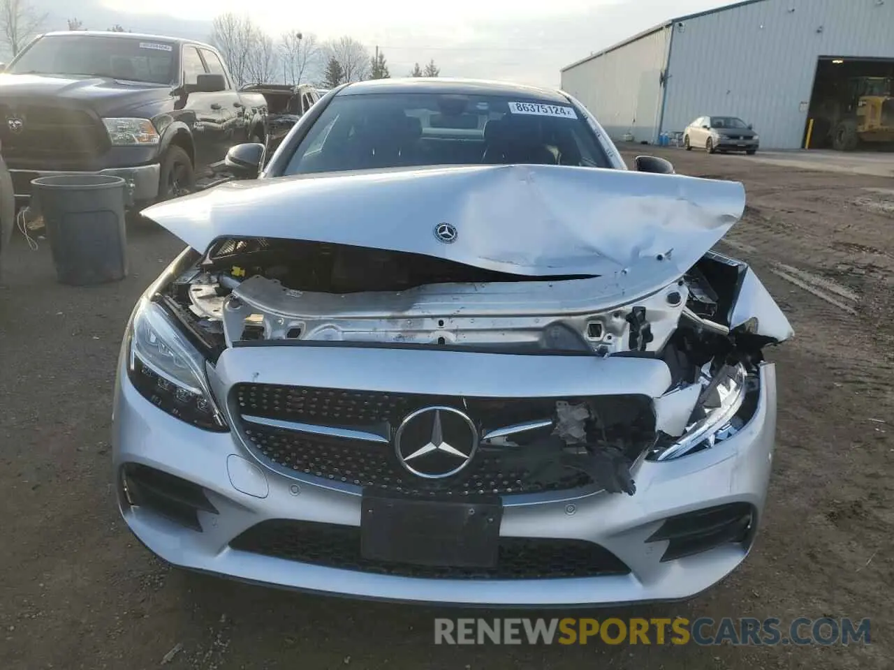 5 fotografías del automóvil dañado W1KWJ8EB6LG008802 MERCEDES-BENZ C-CLASS 2020