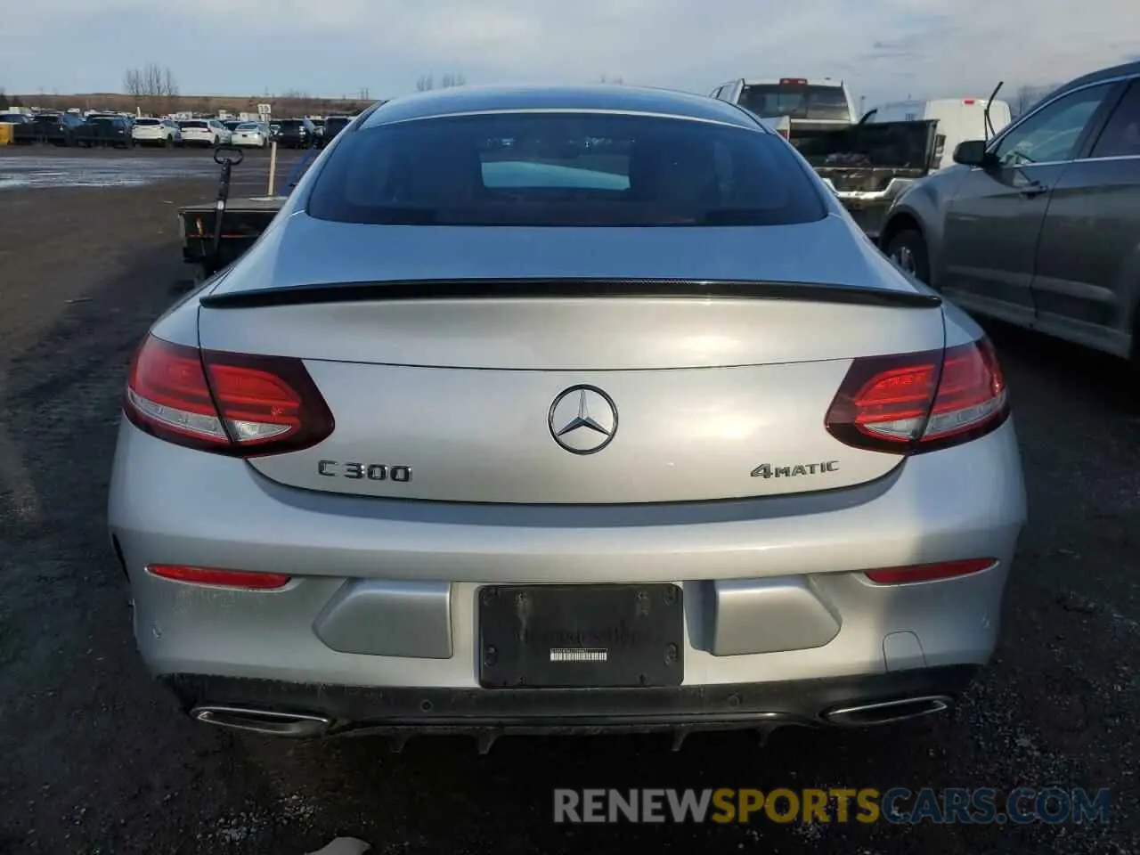 6 fotografías del automóvil dañado W1KWJ8EB6LG008802 MERCEDES-BENZ C-CLASS 2020