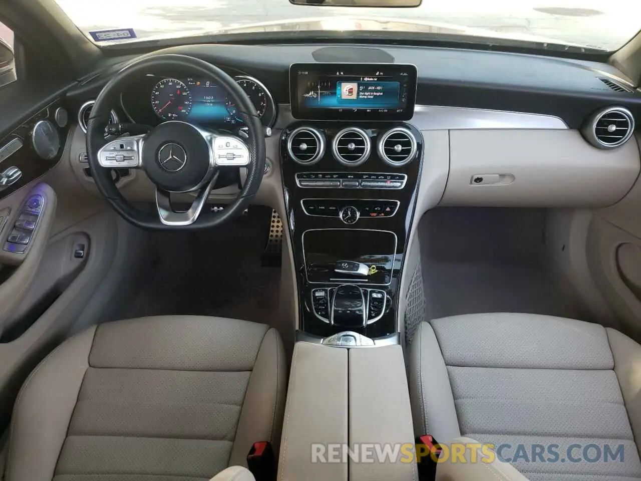 5 fotografías del automóvil dañado W1KWK8DB3LF984847 MERCEDES-BENZ C-CLASS 2020