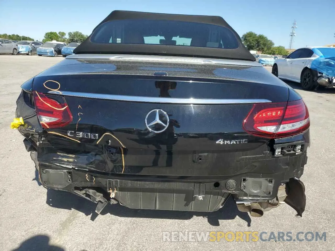 6 fotografías del automóvil dañado W1KWK8EB2LG010981 MERCEDES-BENZ C-CLASS 2020