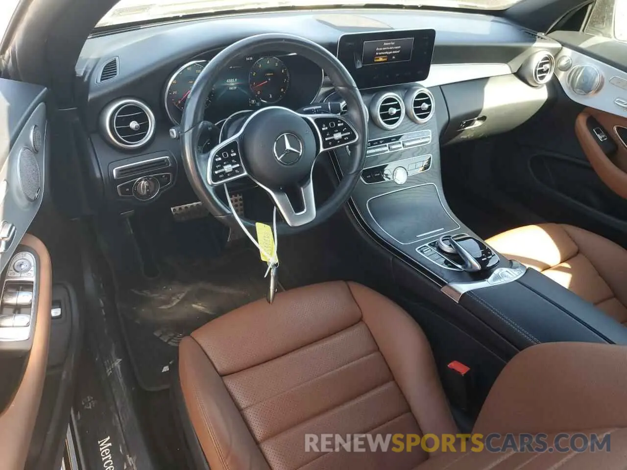 8 fotografías del automóvil dañado W1KWK8EB2LG010981 MERCEDES-BENZ C-CLASS 2020