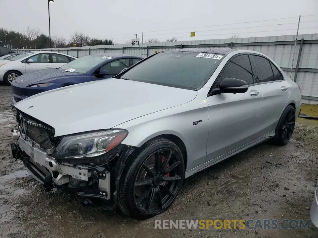 1 fotografías del automóvil dañado WDDWF6EB1LR562596 MERCEDES-BENZ C-CLASS 2020