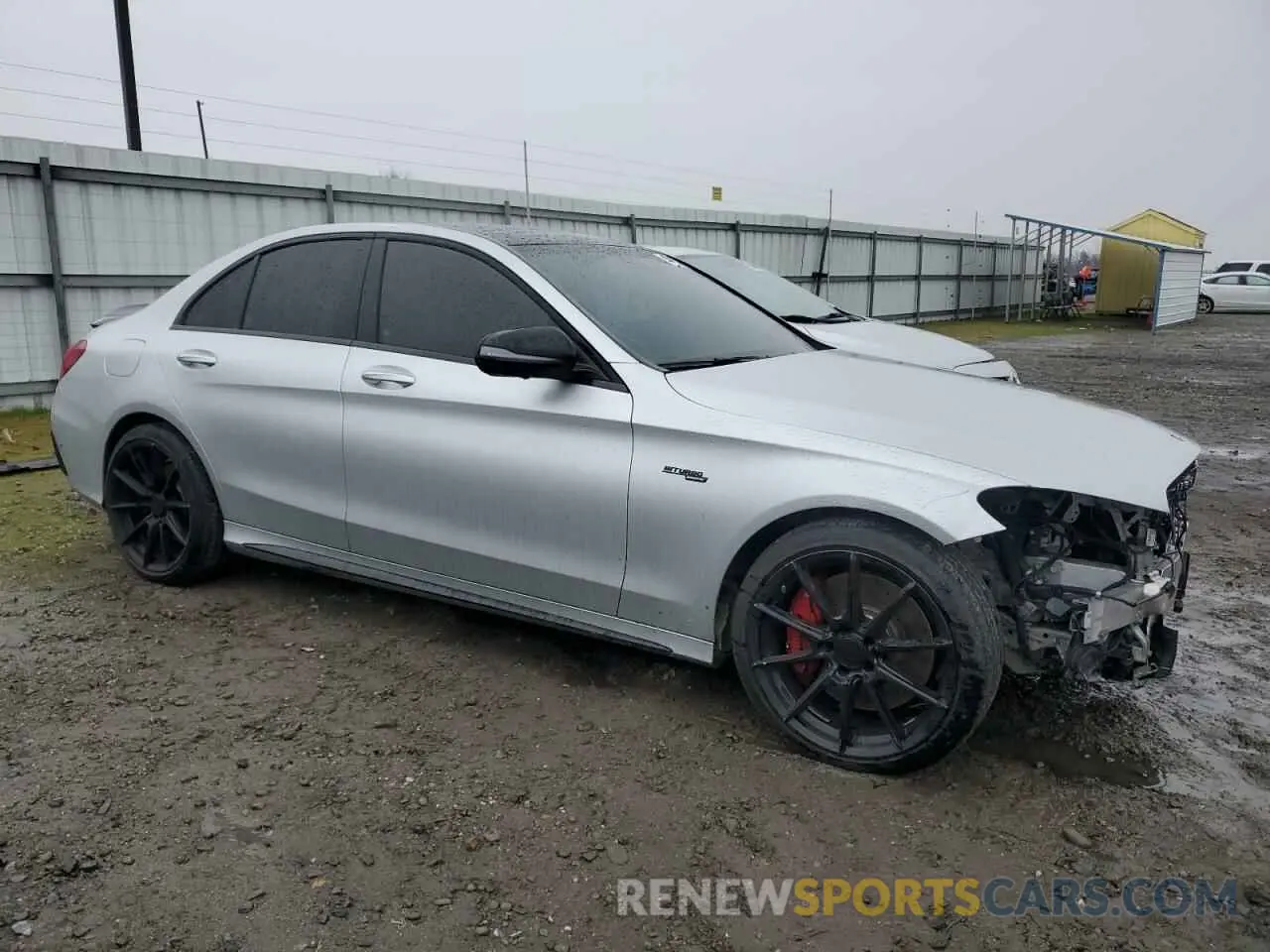 4 fotografías del automóvil dañado WDDWF6EB1LR562596 MERCEDES-BENZ C-CLASS 2020
