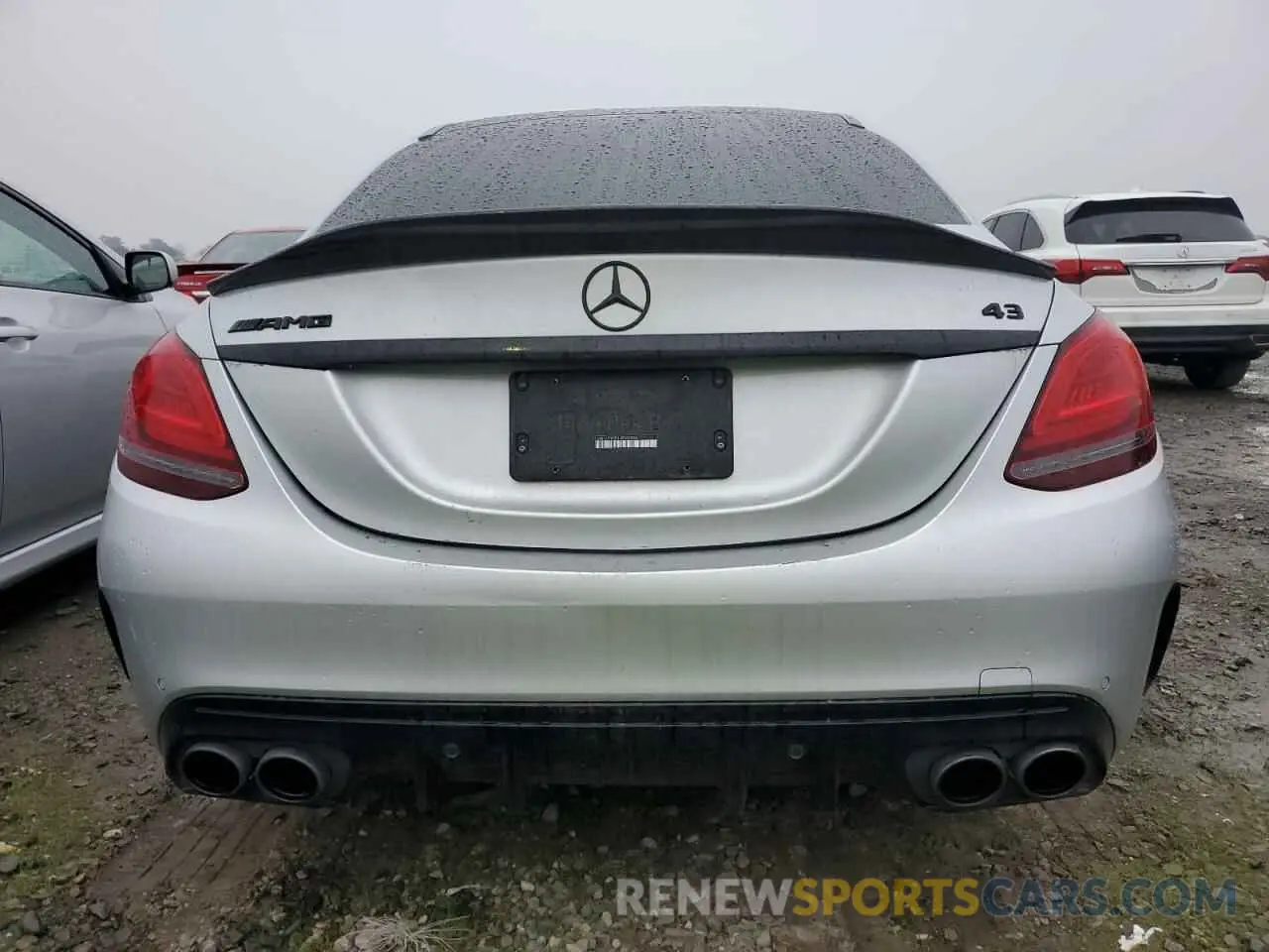 6 fotografías del automóvil dañado WDDWF6EB1LR562596 MERCEDES-BENZ C-CLASS 2020