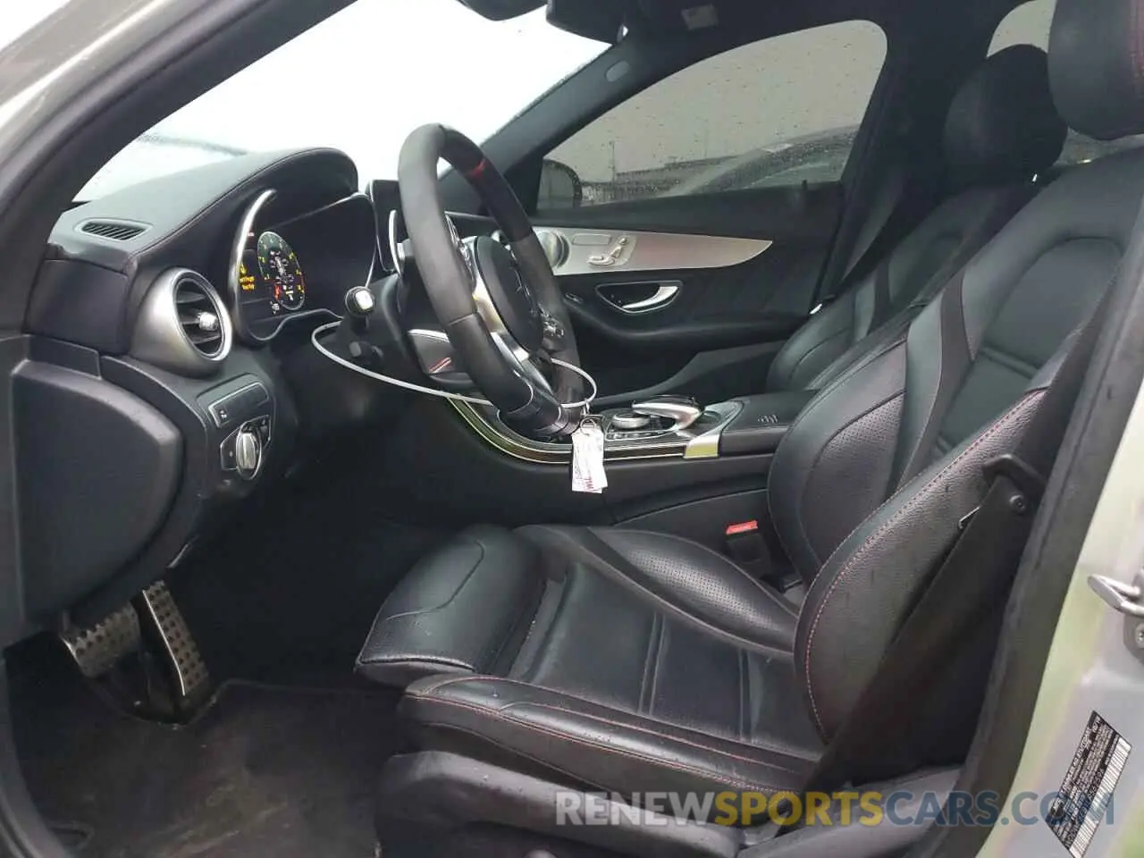 7 fotografías del automóvil dañado WDDWF6EB1LR562596 MERCEDES-BENZ C-CLASS 2020