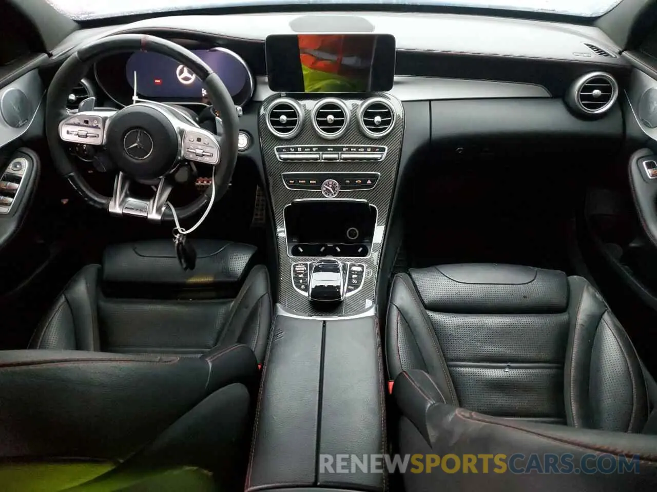 8 fotografías del automóvil dañado WDDWF6EB1LR562596 MERCEDES-BENZ C-CLASS 2020