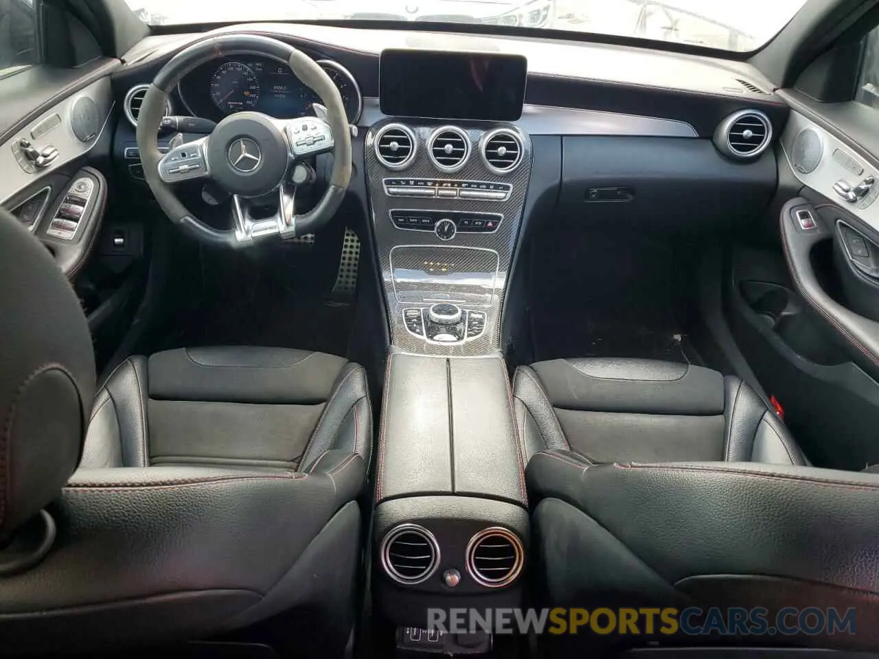 8 fotografías del automóvil dañado WDDWF6EB2LR563806 MERCEDES-BENZ C-CLASS 2020