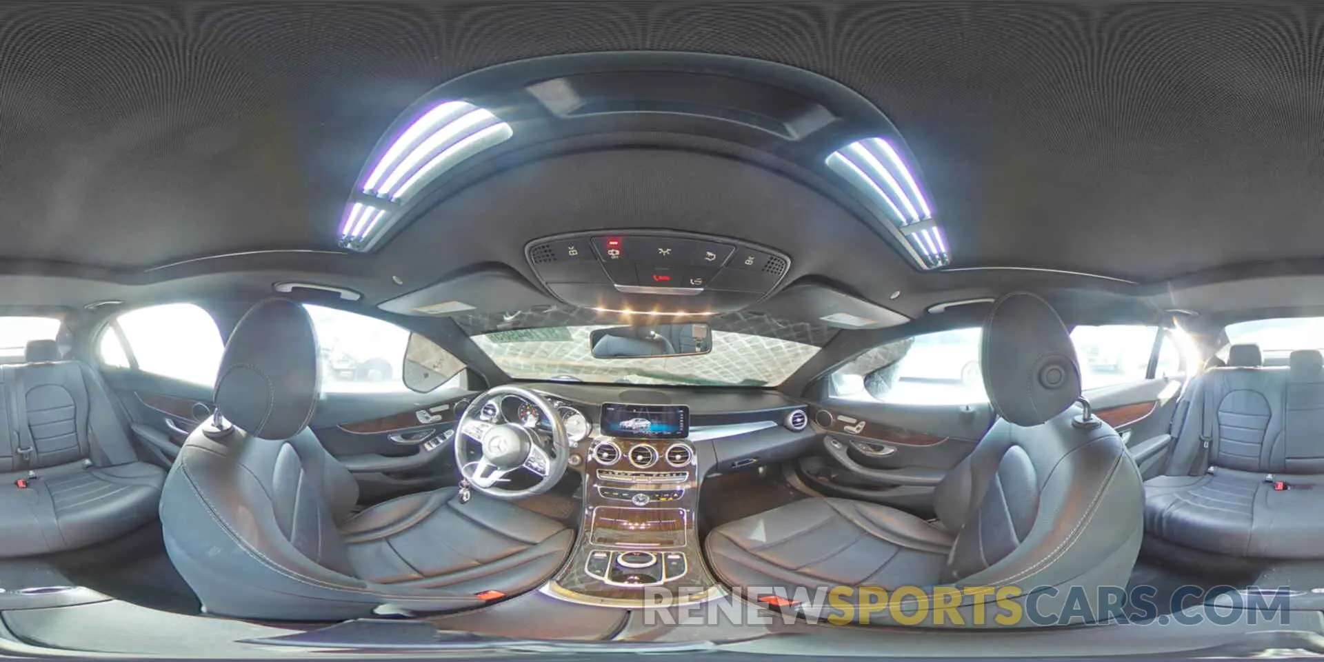 14 fotografías del automóvil dañado WDDWF8DB2LR563401 MERCEDES-BENZ C-CLASS 2020