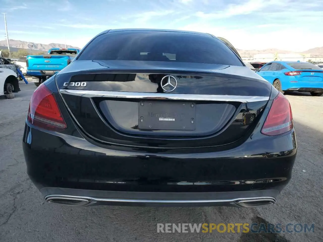 6 fotografías del automóvil dañado WDDWF8DB2LR563401 MERCEDES-BENZ C-CLASS 2020