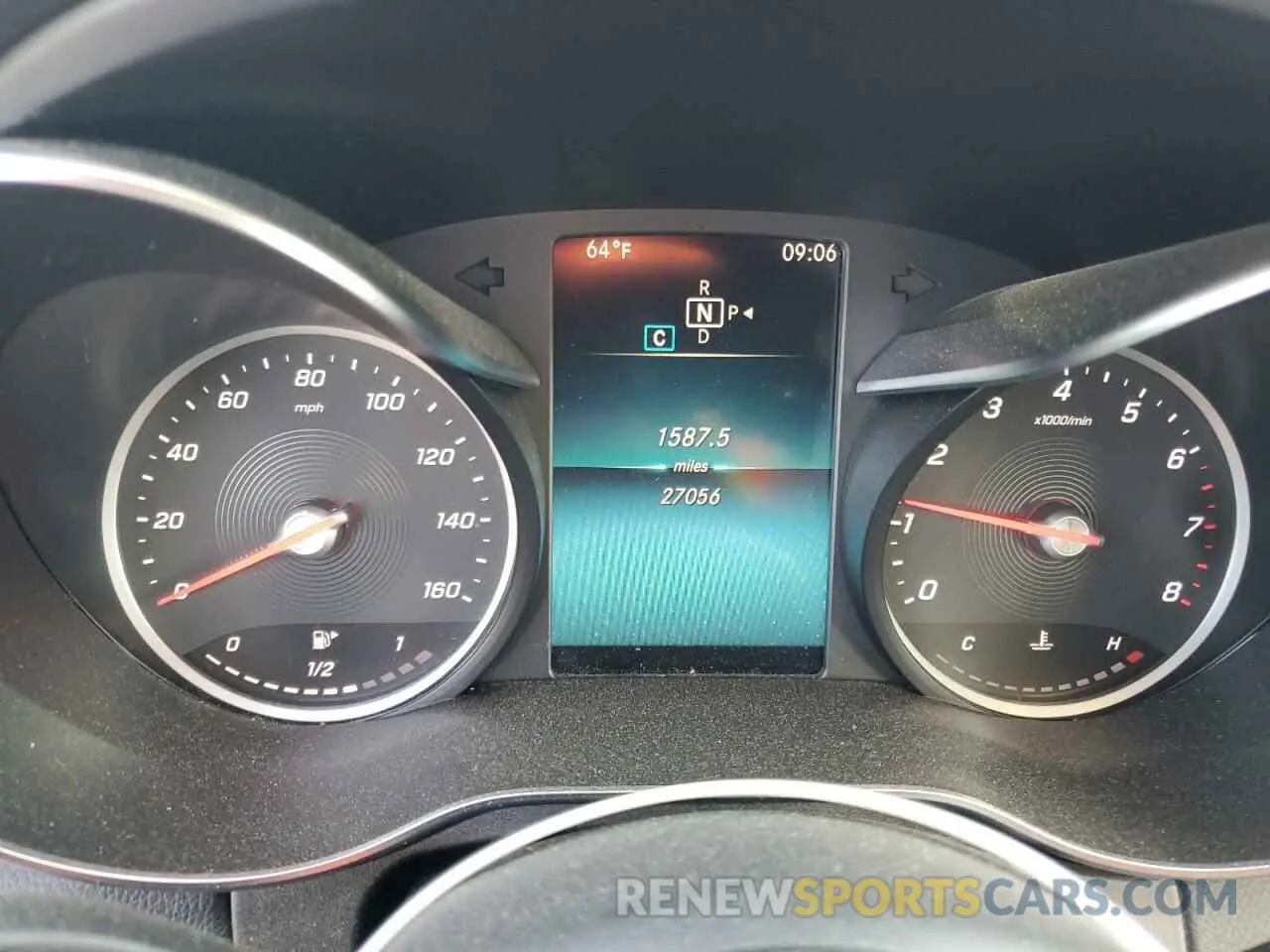 9 fotografías del automóvil dañado WDDWF8DB3LR561527 MERCEDES-BENZ C-CLASS 2020