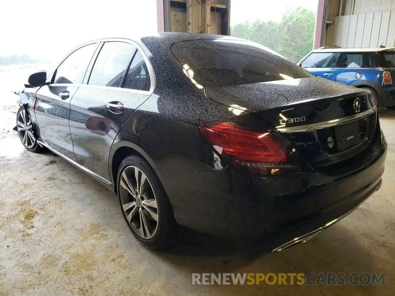3 fotografías del automóvil dañado WDDWF8DB5LR540291 MERCEDES-BENZ C-CLASS 2020