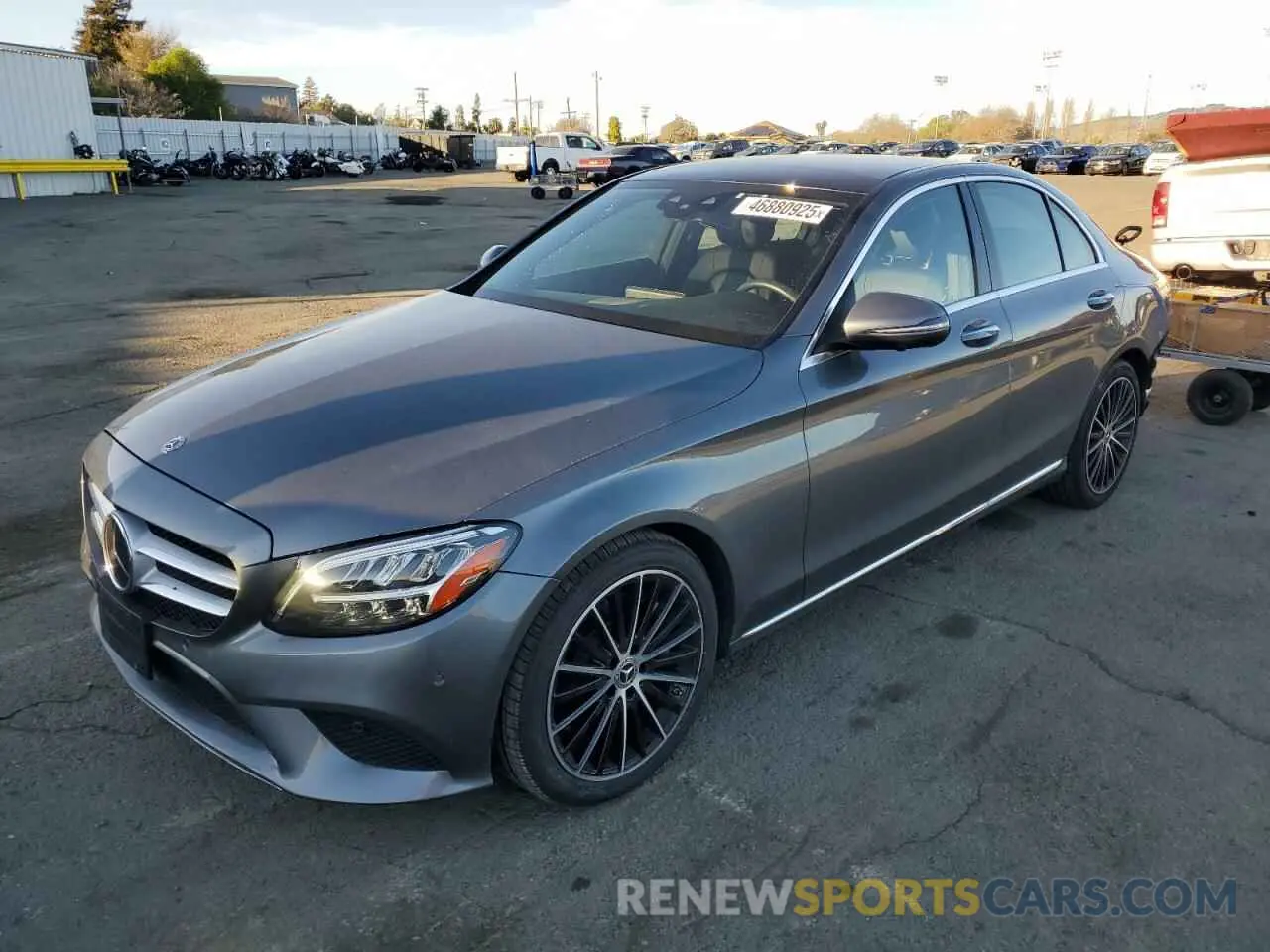 1 fotografías del automóvil dañado WDDWF8DBXLR527729 MERCEDES-BENZ C-CLASS 2020