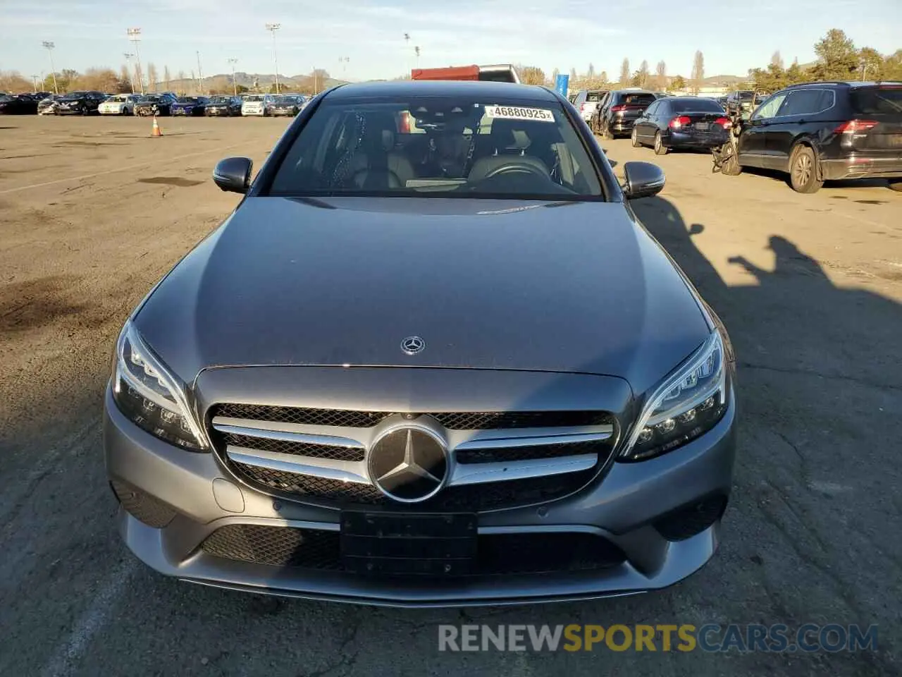 5 fotografías del automóvil dañado WDDWF8DBXLR527729 MERCEDES-BENZ C-CLASS 2020