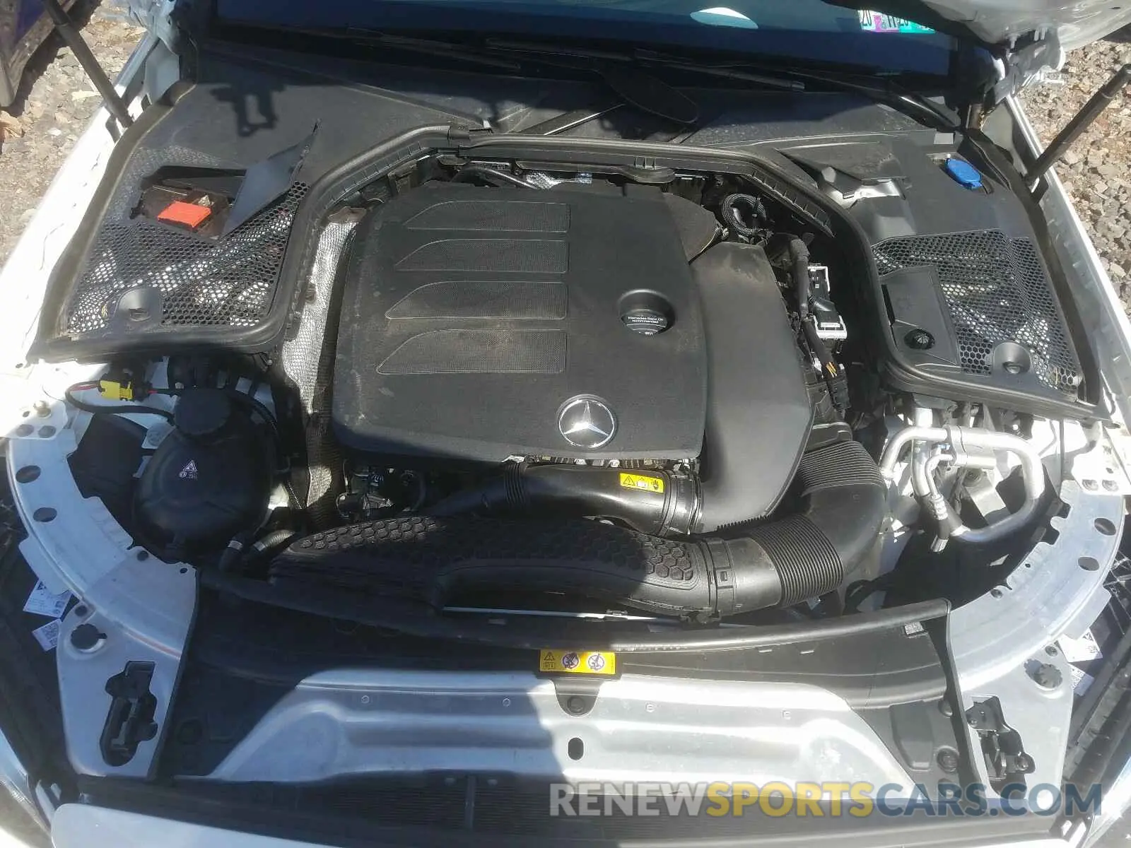 7 fotografías del automóvil dañado WDDWF8EB1LR545583 MERCEDES-BENZ C CLASS 2020