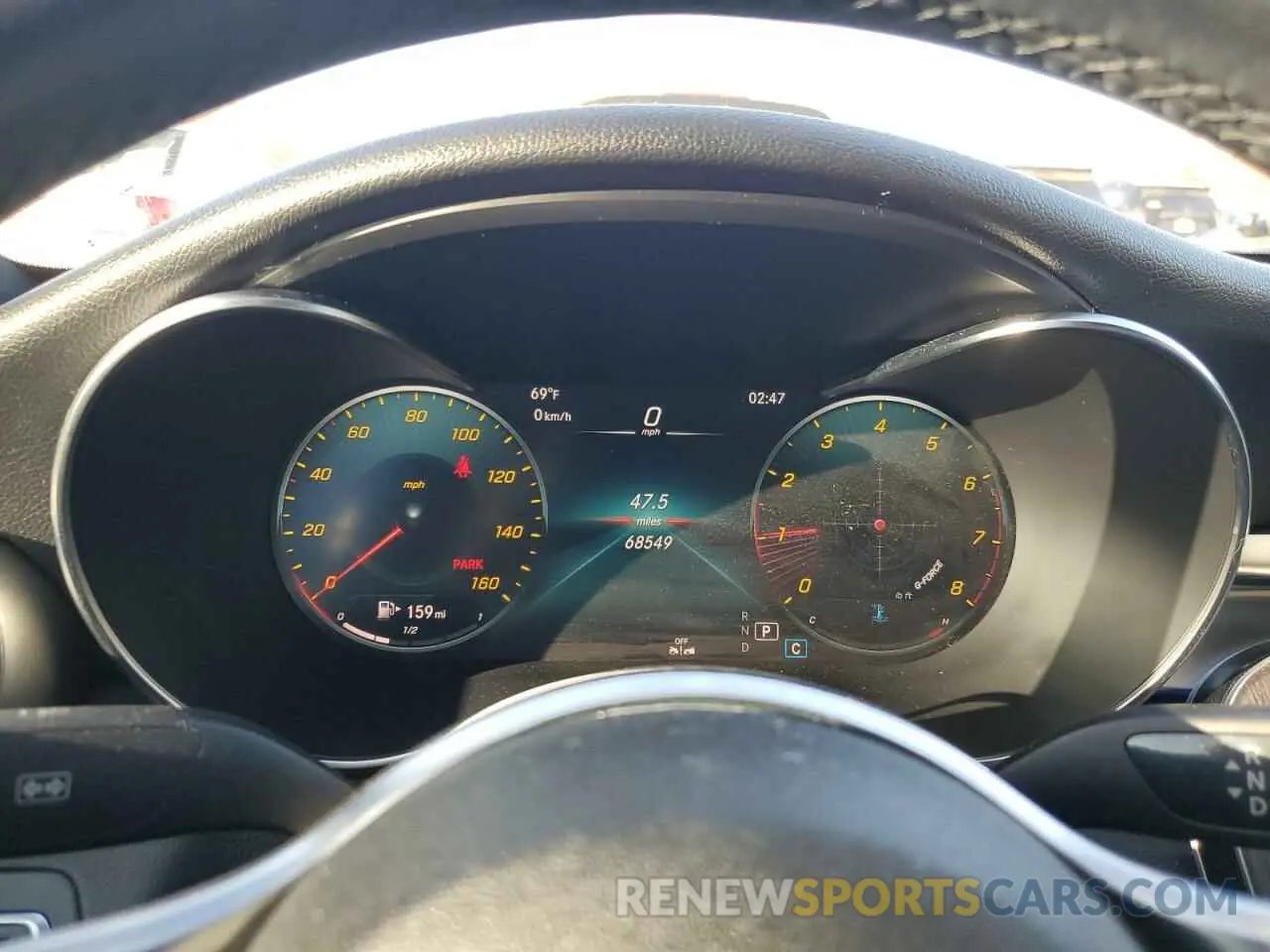 9 fotografías del automóvil dañado WDDWF8EBXLR535764 MERCEDES-BENZ C-CLASS 2020