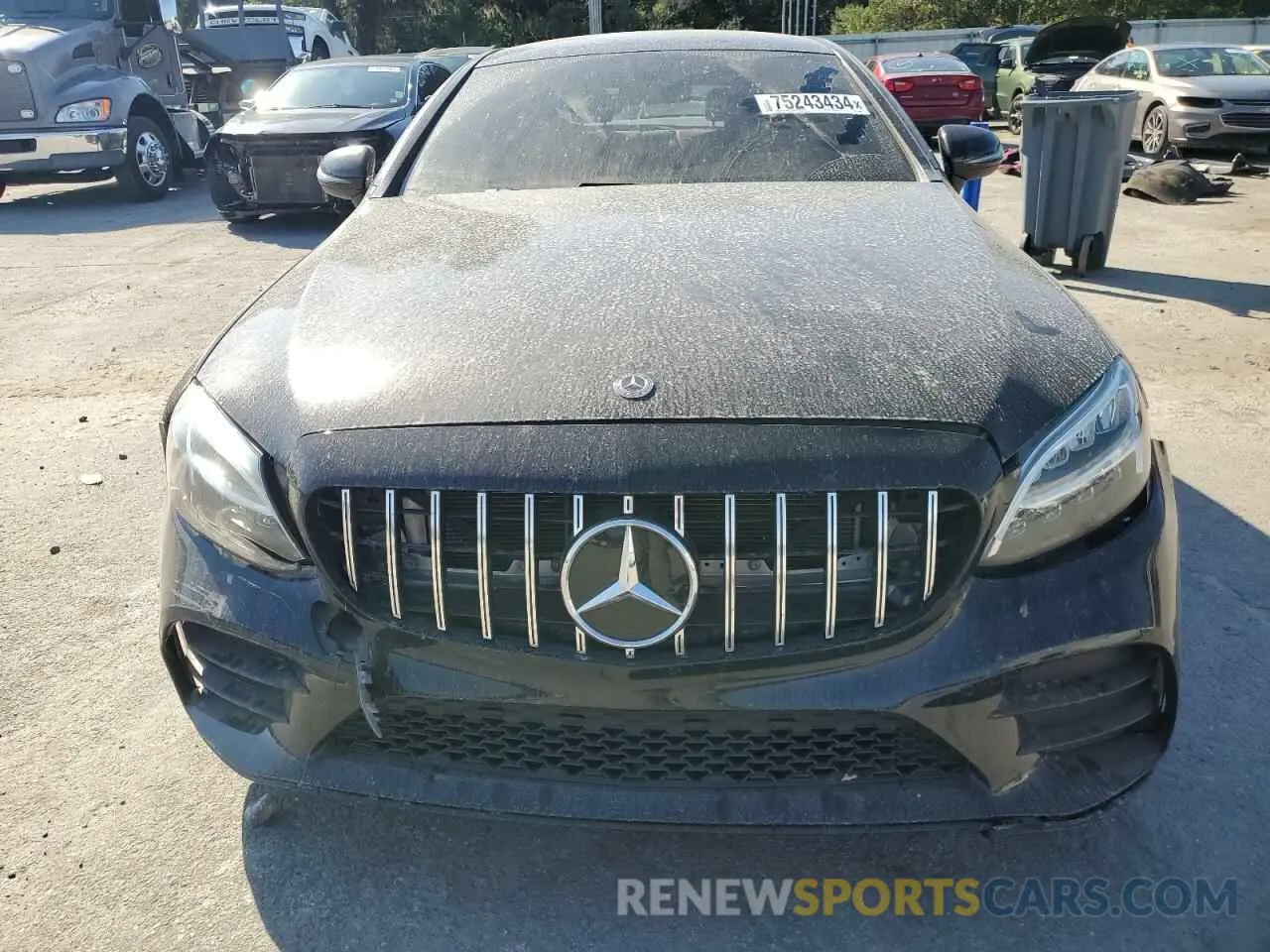 5 fotografías del automóvil dañado WDDWJ8DB2LF955262 MERCEDES-BENZ C-CLASS 2020