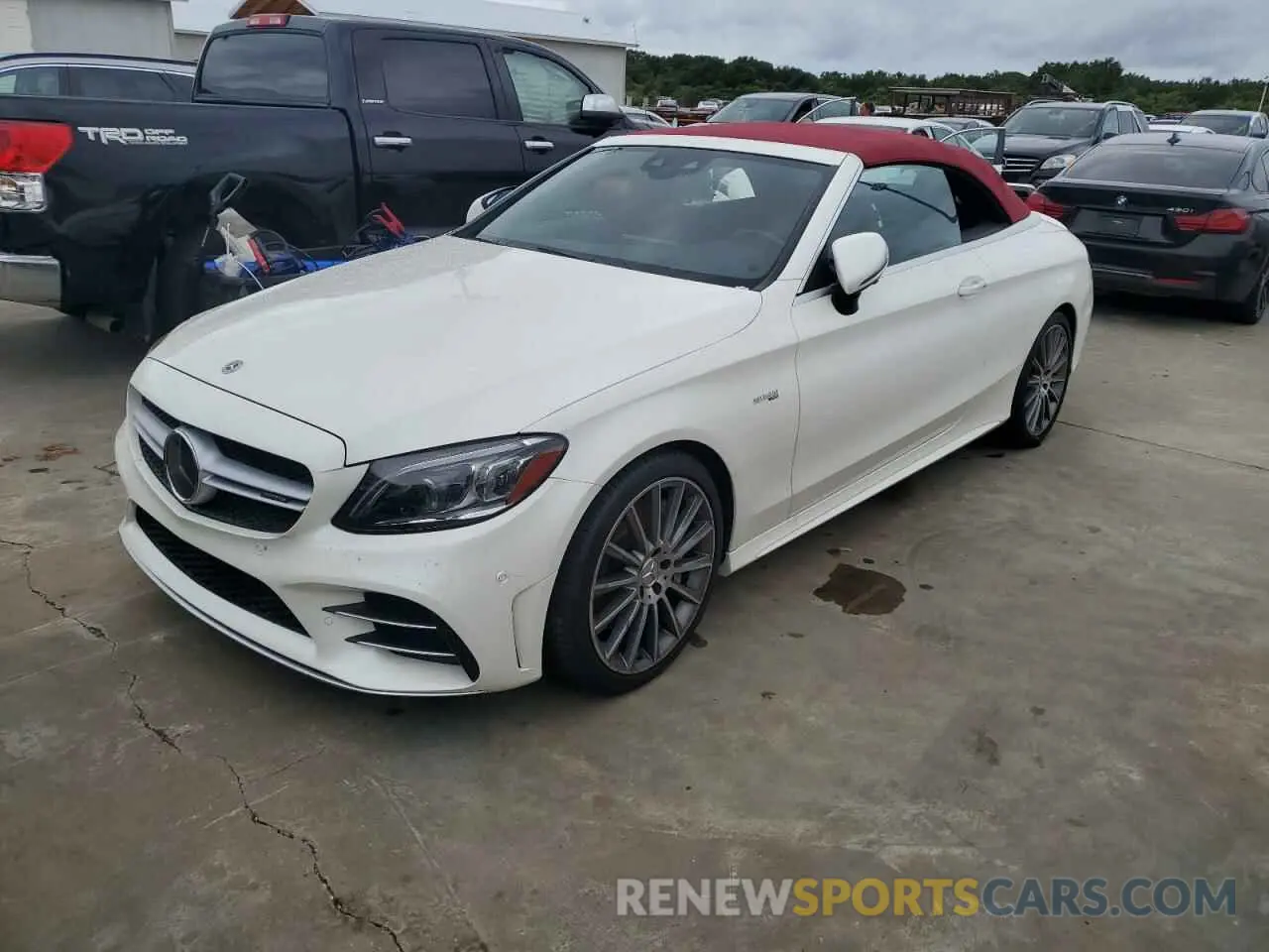 1 fotografías del automóvil dañado WDDWK6EB9LF966842 MERCEDES-BENZ C-CLASS 2020