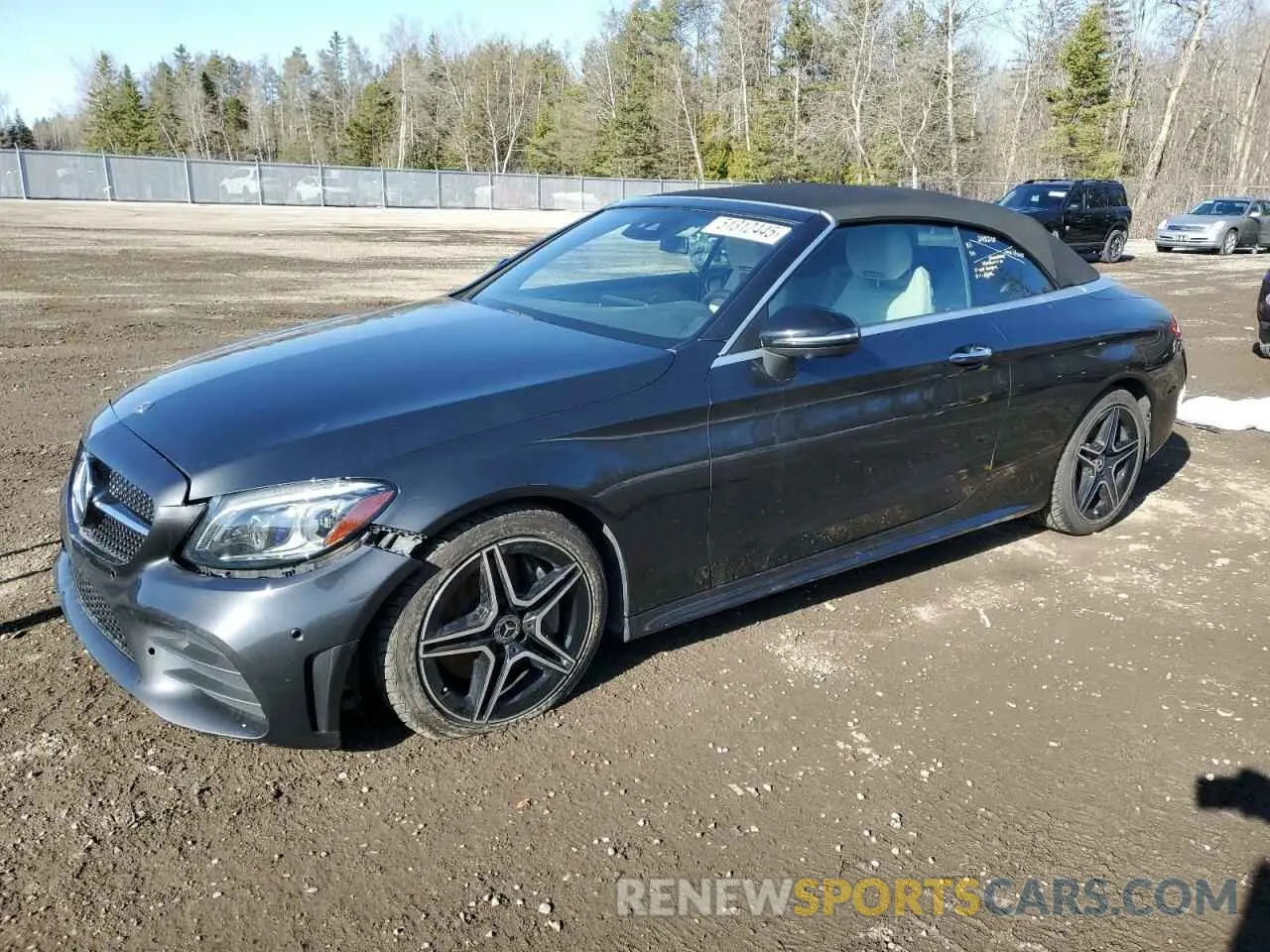 1 fotografías del automóvil dañado WDDWK8EB5LF980829 MERCEDES-BENZ C-CLASS 2020