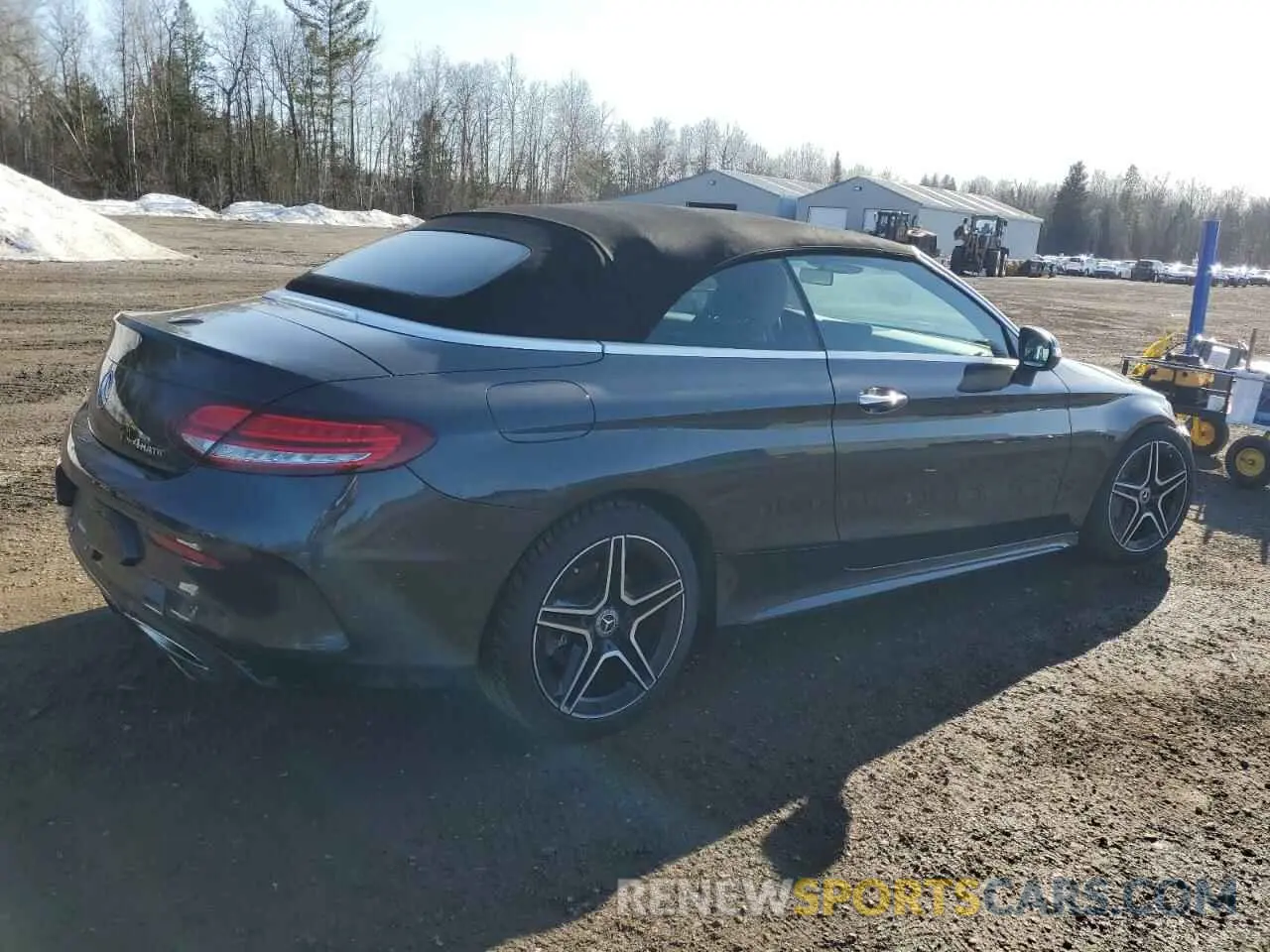 3 fotografías del automóvil dañado WDDWK8EB5LF980829 MERCEDES-BENZ C-CLASS 2020