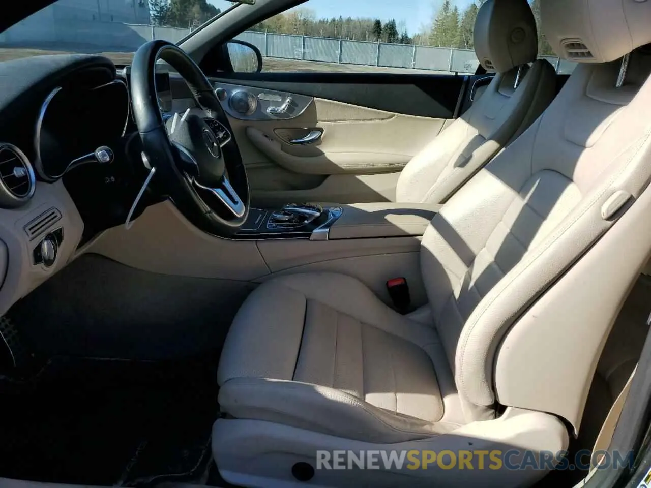 7 fotografías del automóvil dañado WDDWK8EB5LF980829 MERCEDES-BENZ C-CLASS 2020