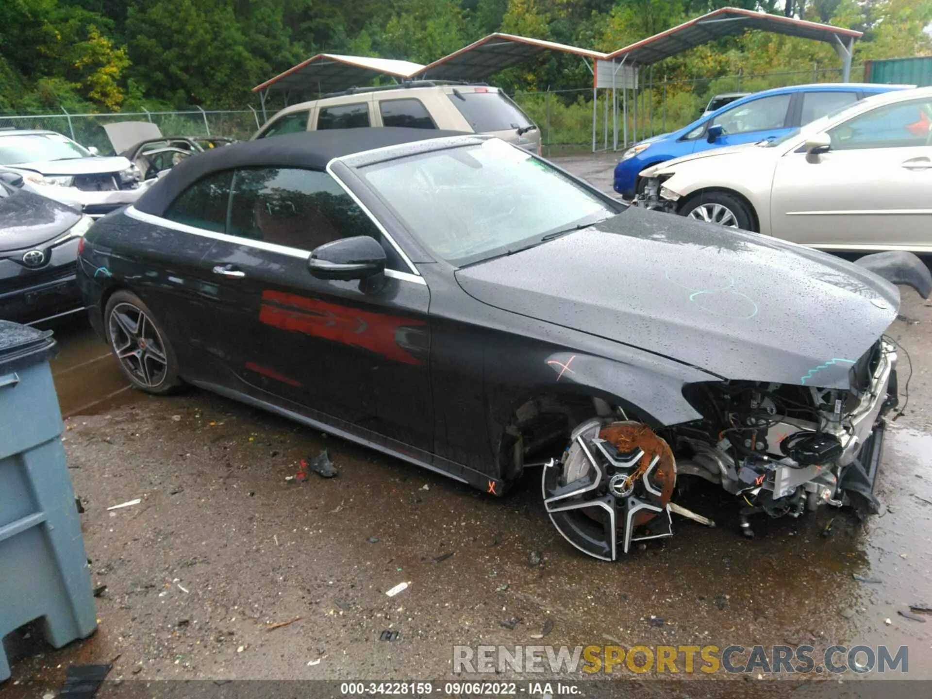 1 fotografías del automóvil dañado WDDWK8EB9LF936672 MERCEDES-BENZ C-CLASS 2020