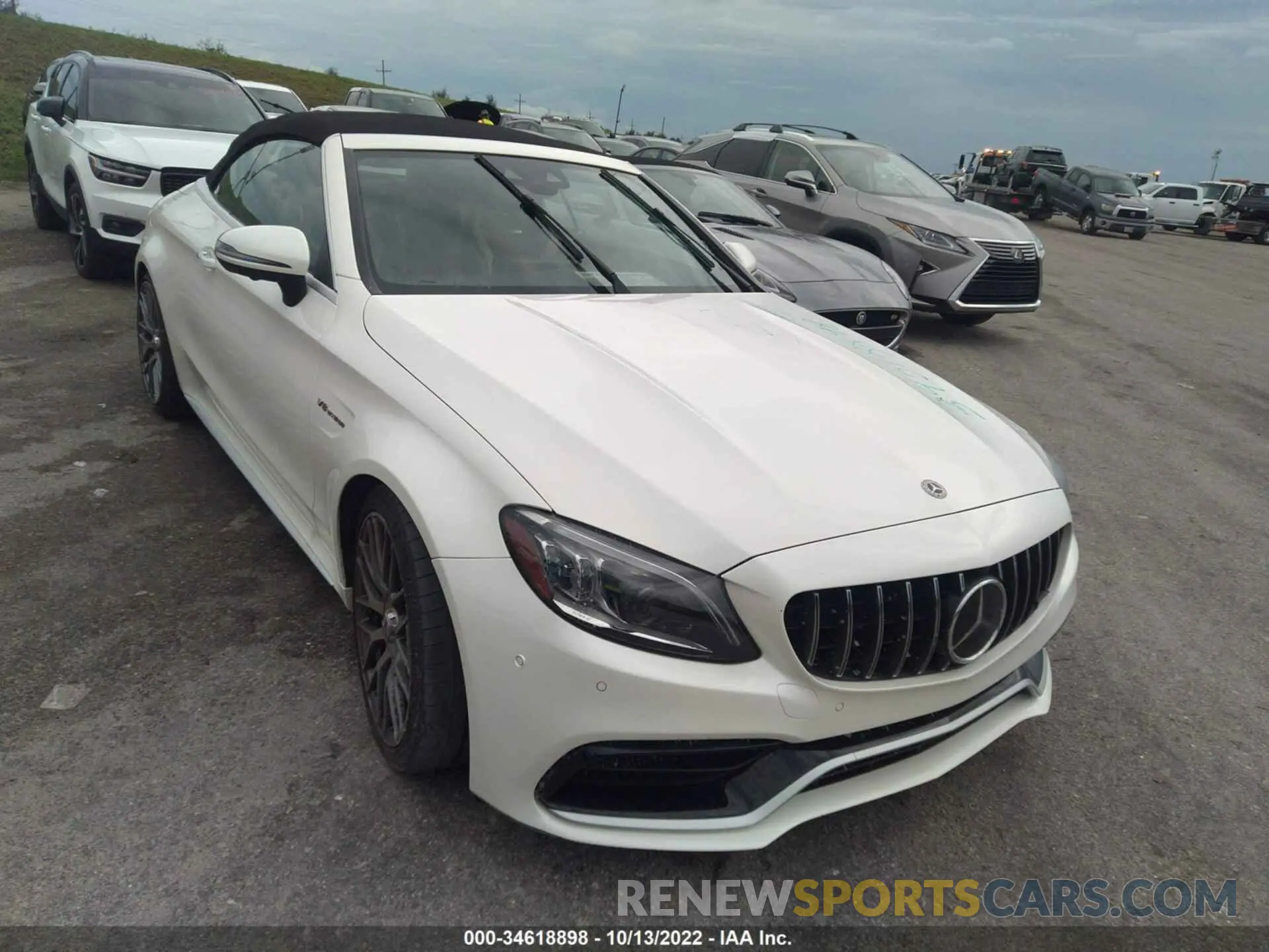 1 fotografías del automóvil dañado WDDWK8HBXLF940998 MERCEDES-BENZ C-CLASS 2020