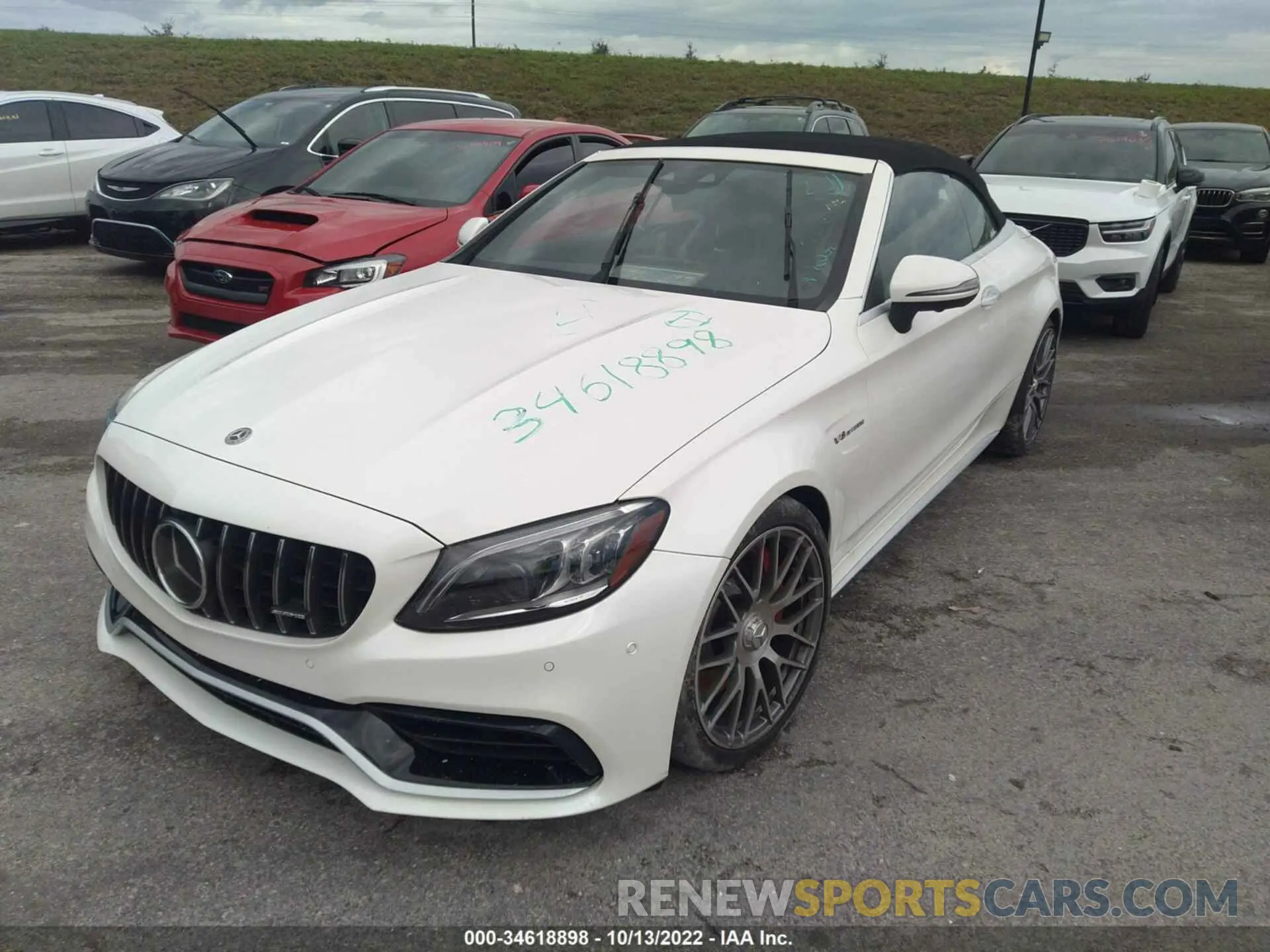 2 fotografías del automóvil dañado WDDWK8HBXLF940998 MERCEDES-BENZ C-CLASS 2020