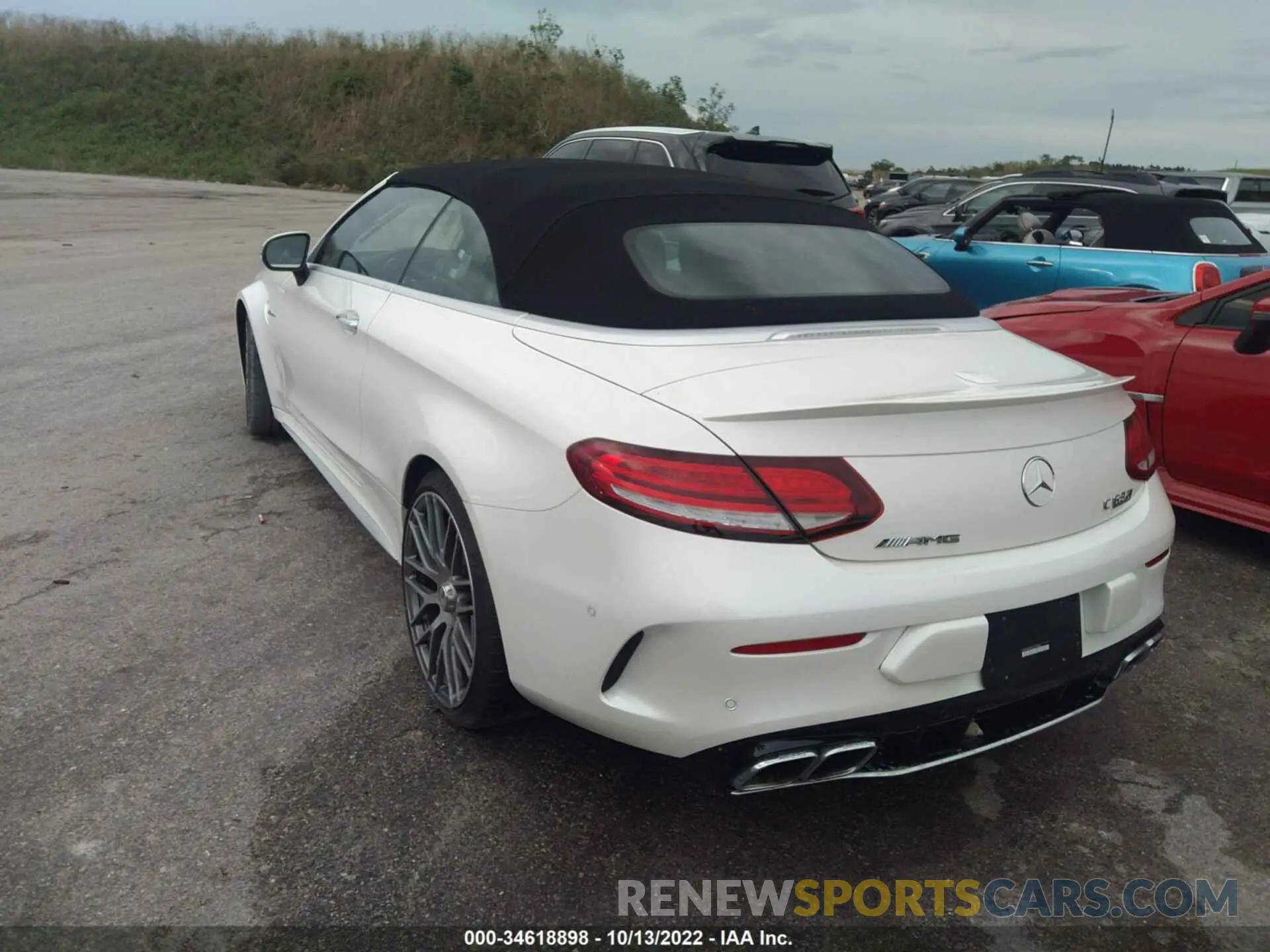 3 fotografías del automóvil dañado WDDWK8HBXLF940998 MERCEDES-BENZ C-CLASS 2020