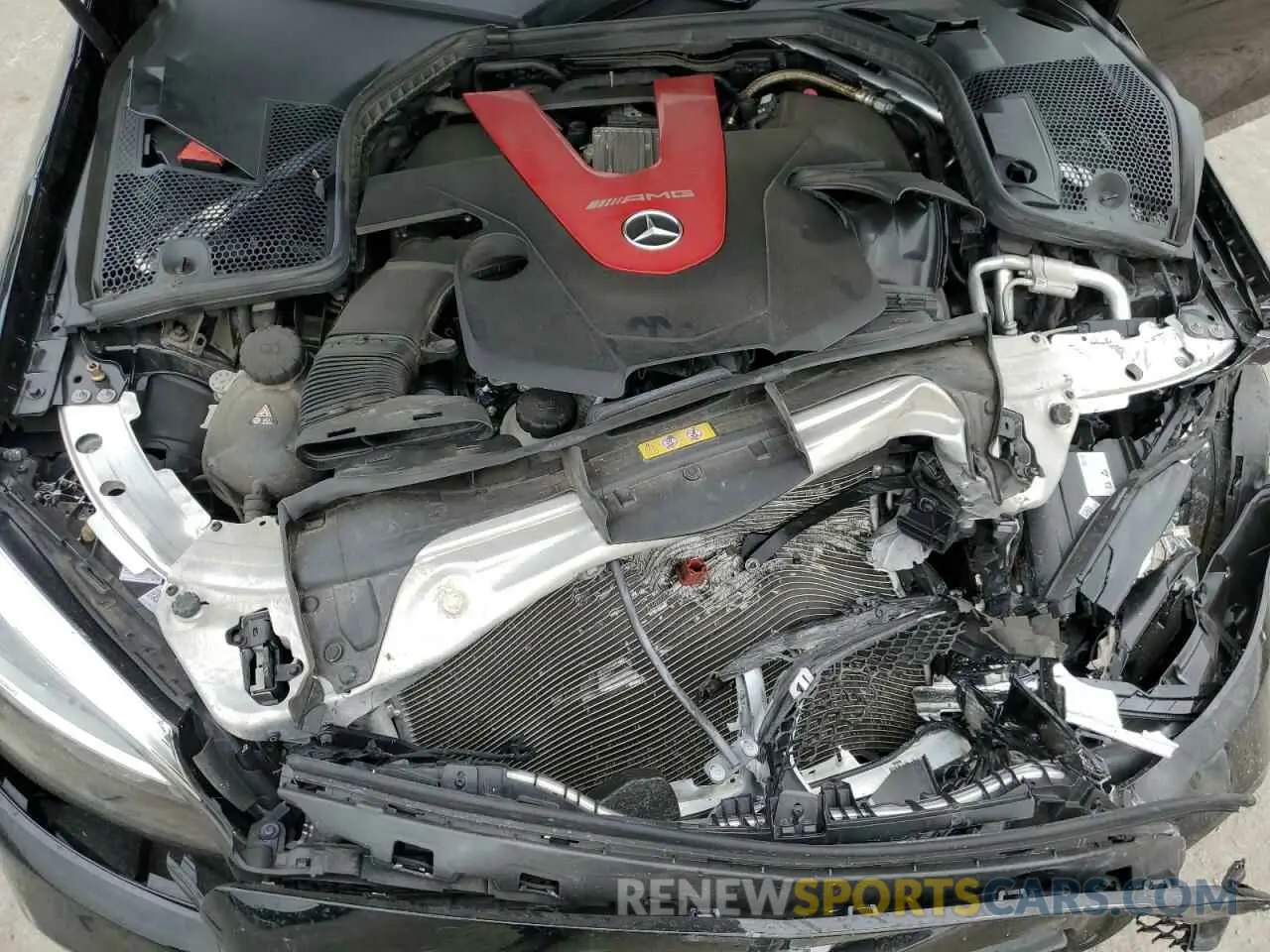11 fotografías del automóvil dañado W1KWF6EB3MR605899 MERCEDES-BENZ C-CLASS 2021