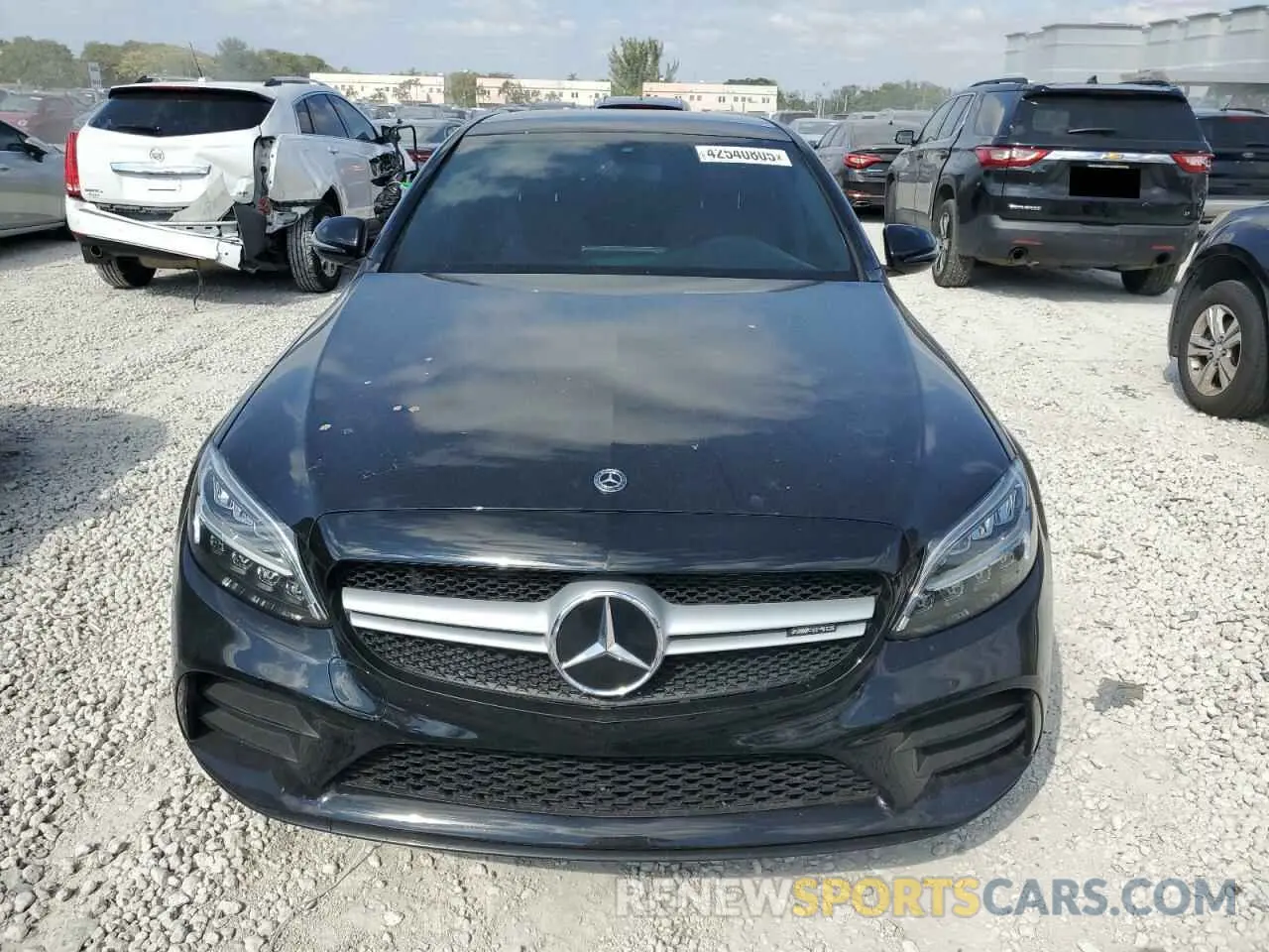 5 fotografías del automóvil dañado W1KWF6EB3MR617003 MERCEDES-BENZ C-CLASS 2021