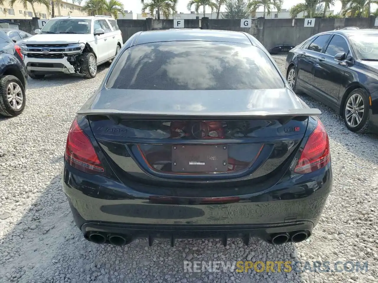 6 fotografías del automóvil dañado W1KWF6EB3MR617003 MERCEDES-BENZ C-CLASS 2021