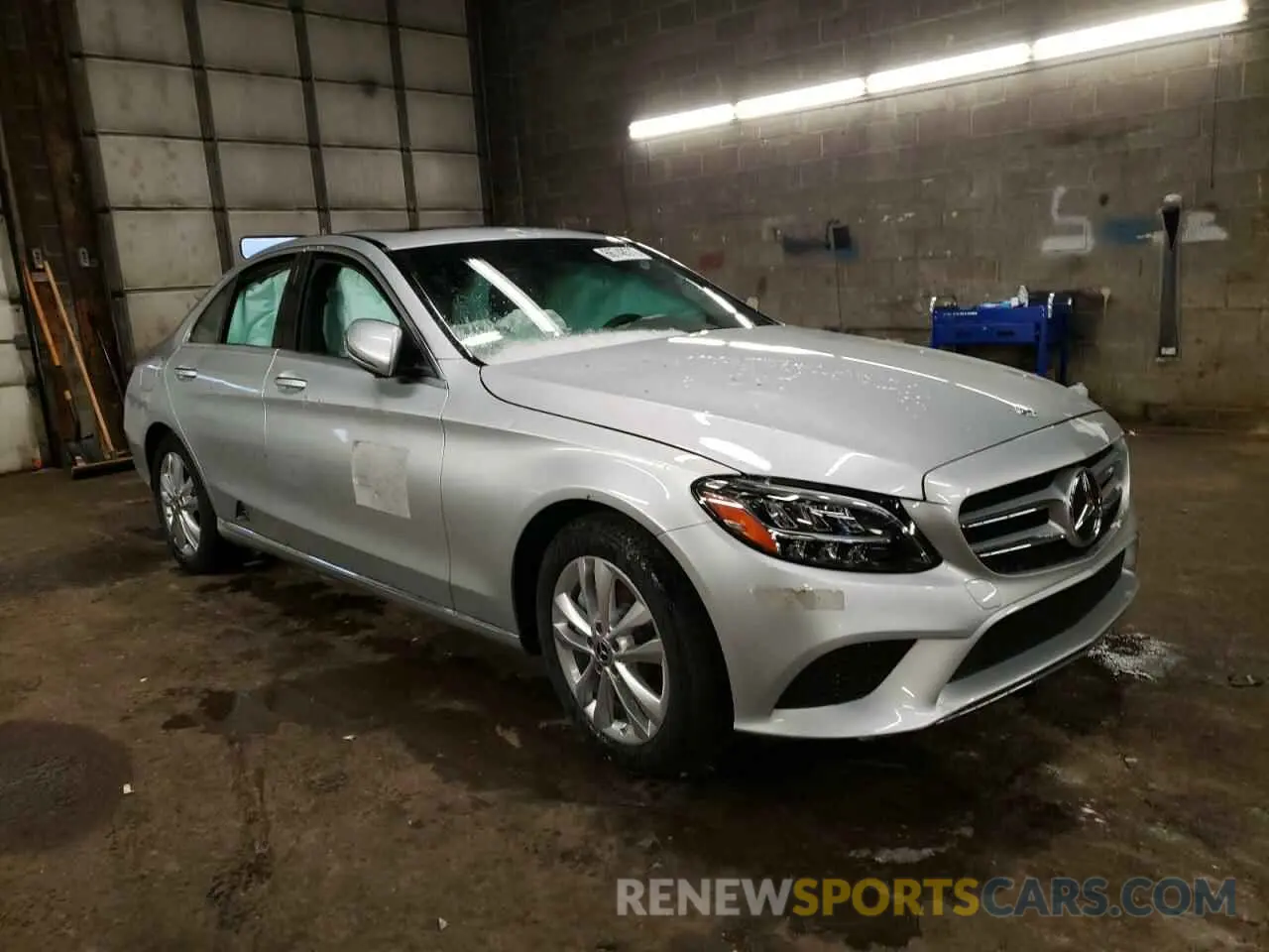 1 fotografías del automóvil dañado W1KWF8DB0MR613651 MERCEDES-BENZ C-CLASS 2021