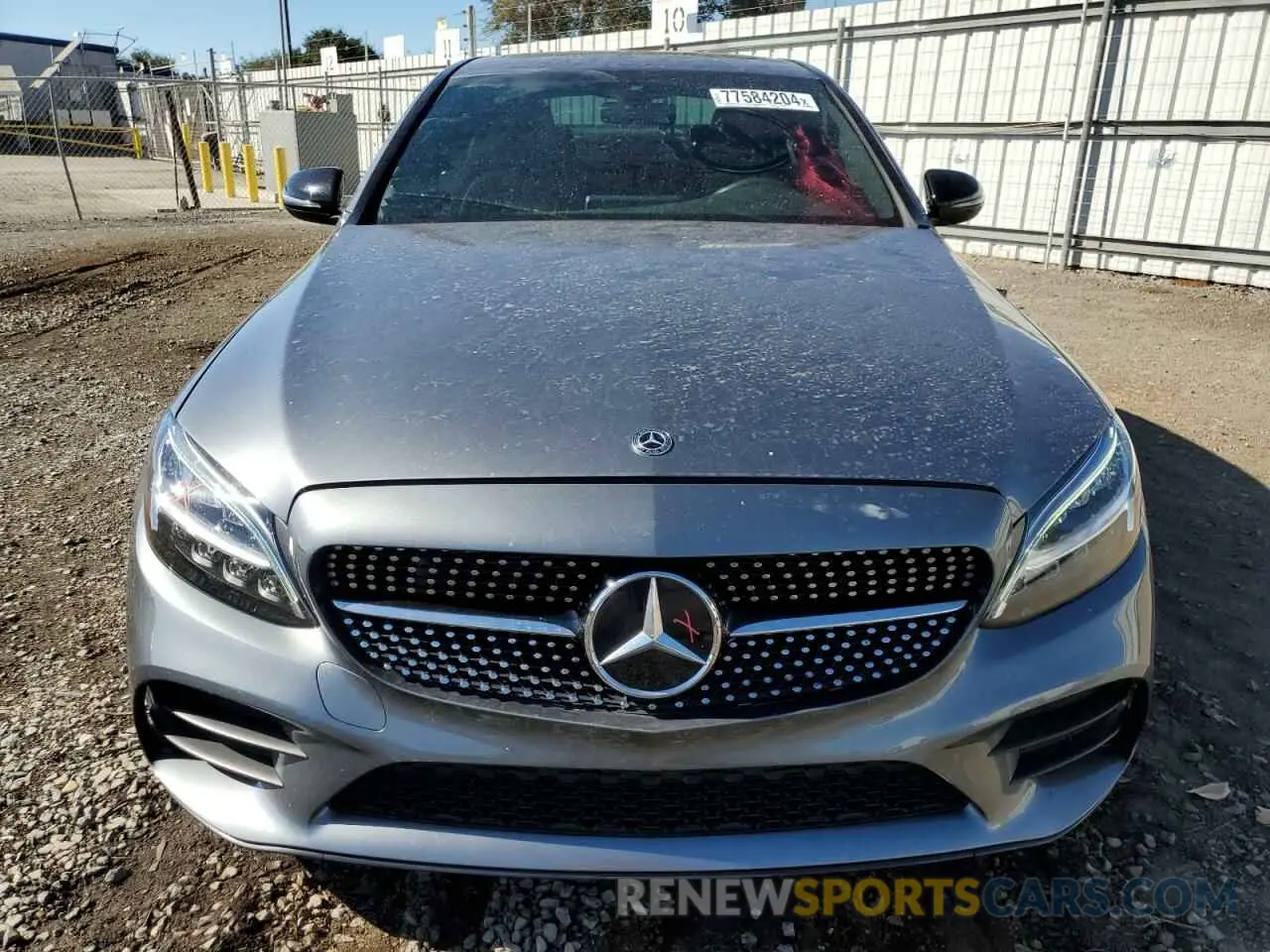 5 fotografías del automóvil dañado W1KWF8DB0MR614590 MERCEDES-BENZ C-CLASS 2021